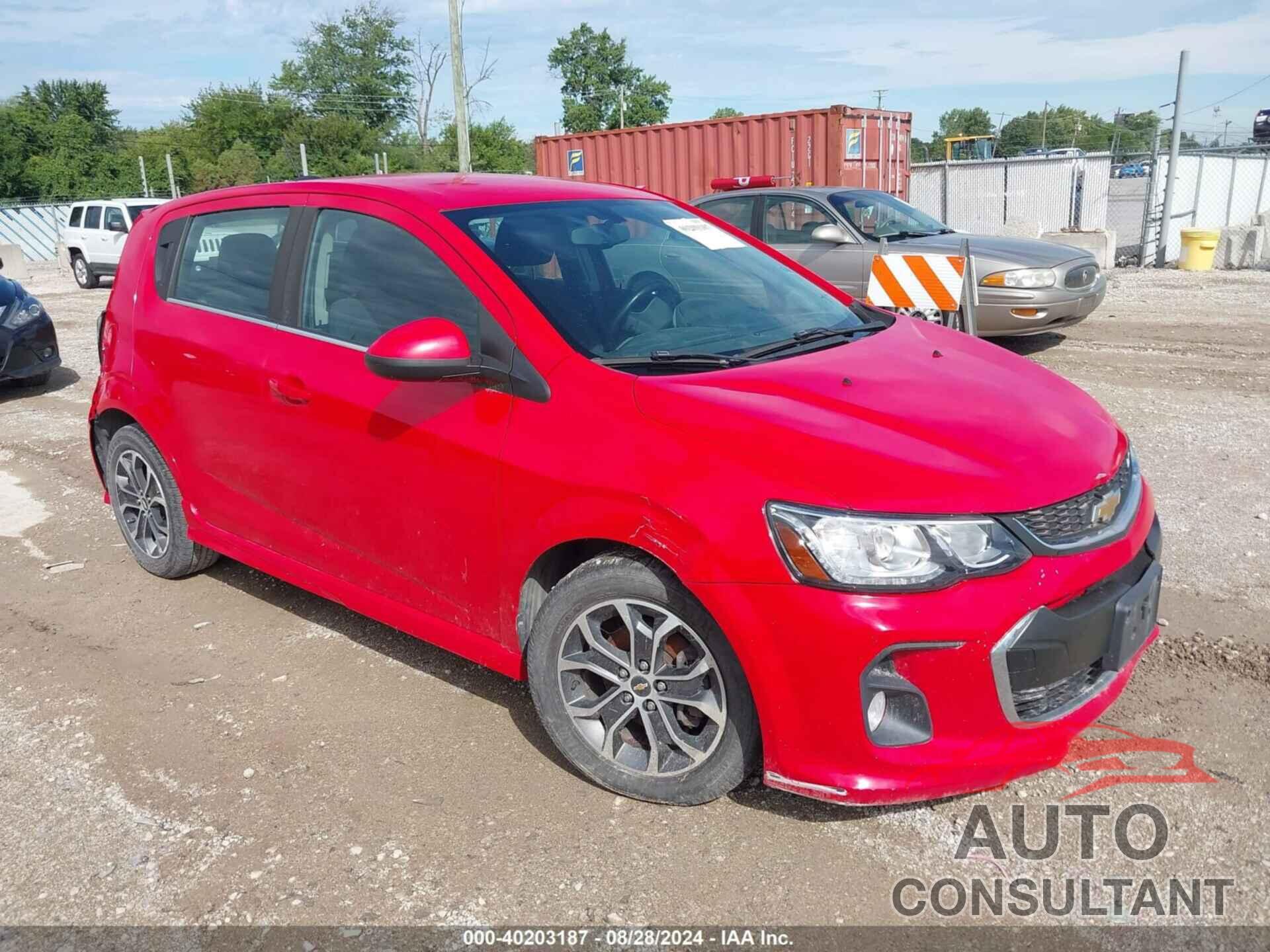 CHEVROLET SONIC 2017 - 1G1JD6SH4H4165688