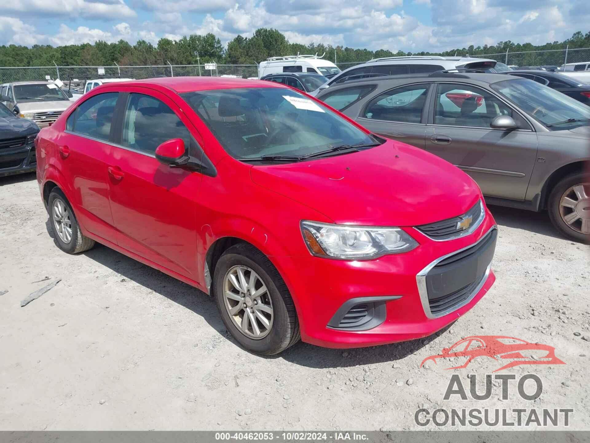 CHEVROLET SONIC 2017 - 1G1JD5SH4H4125511