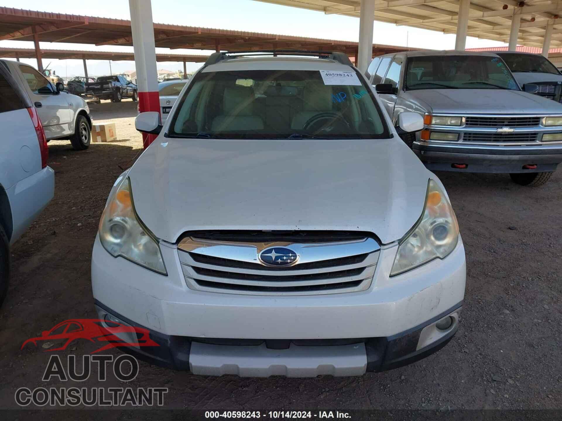 SUBARU OUTBACK 2012 - 4S4BRBKC2C3283758