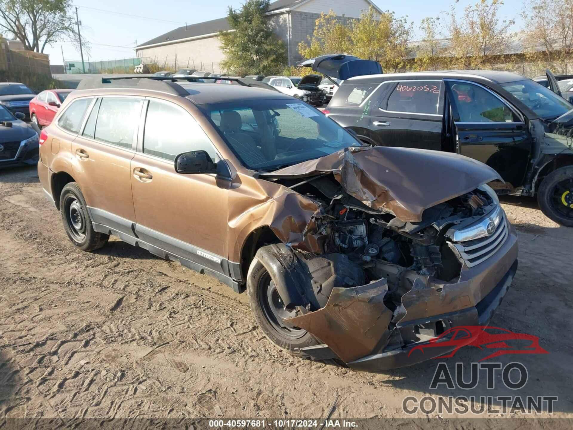 SUBARU OUTBACK 2011 - 4S4BRCAC5B3424277