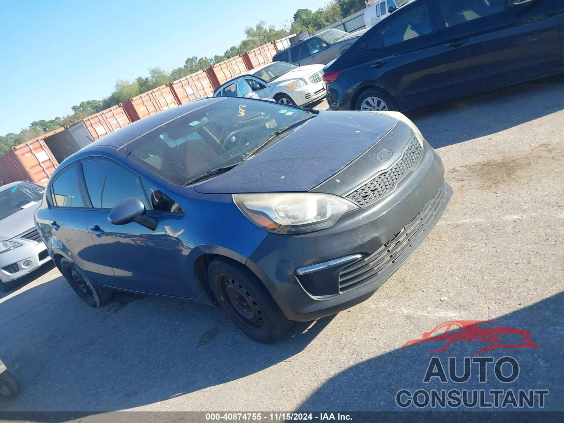 KIA RIO 2016 - KNADM4A30G6692030
