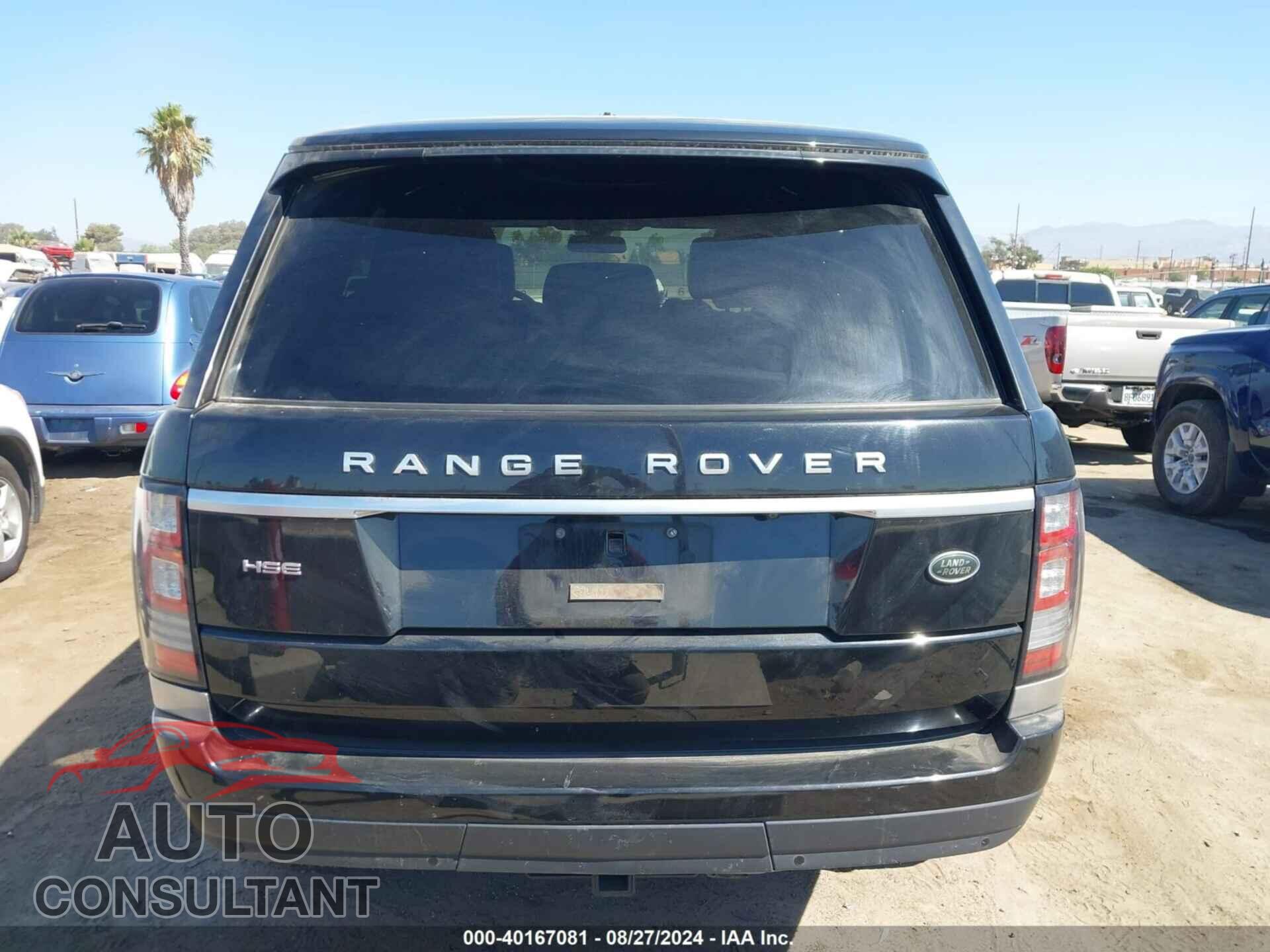 LAND ROVER RANGE ROVER 2014 - SALGS2WF5EA182952