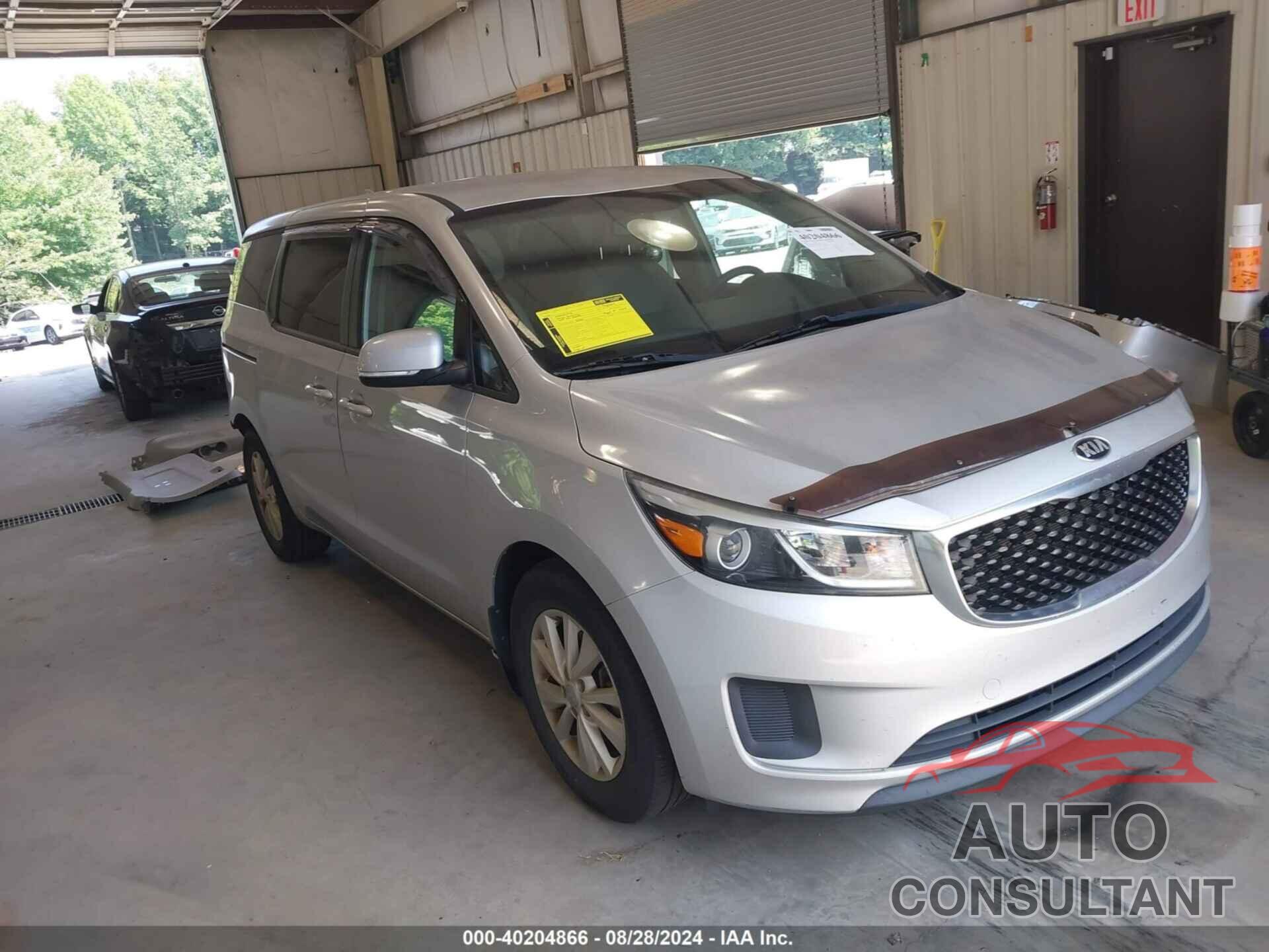 KIA SEDONA 2018 - KNDMB5C11J6398542