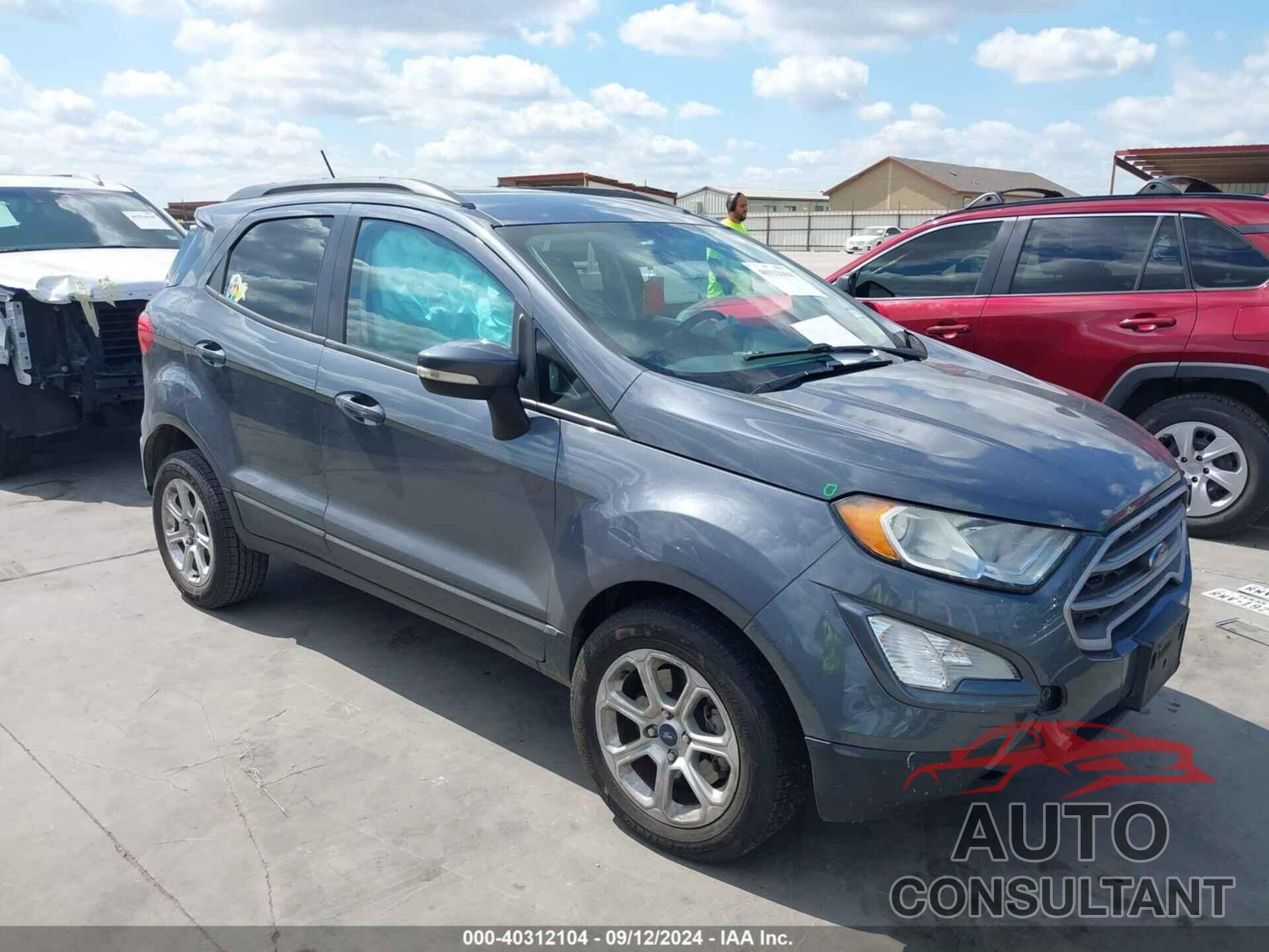 FORD ECOSPORT 2019 - MAJ6S3GL9KC258708