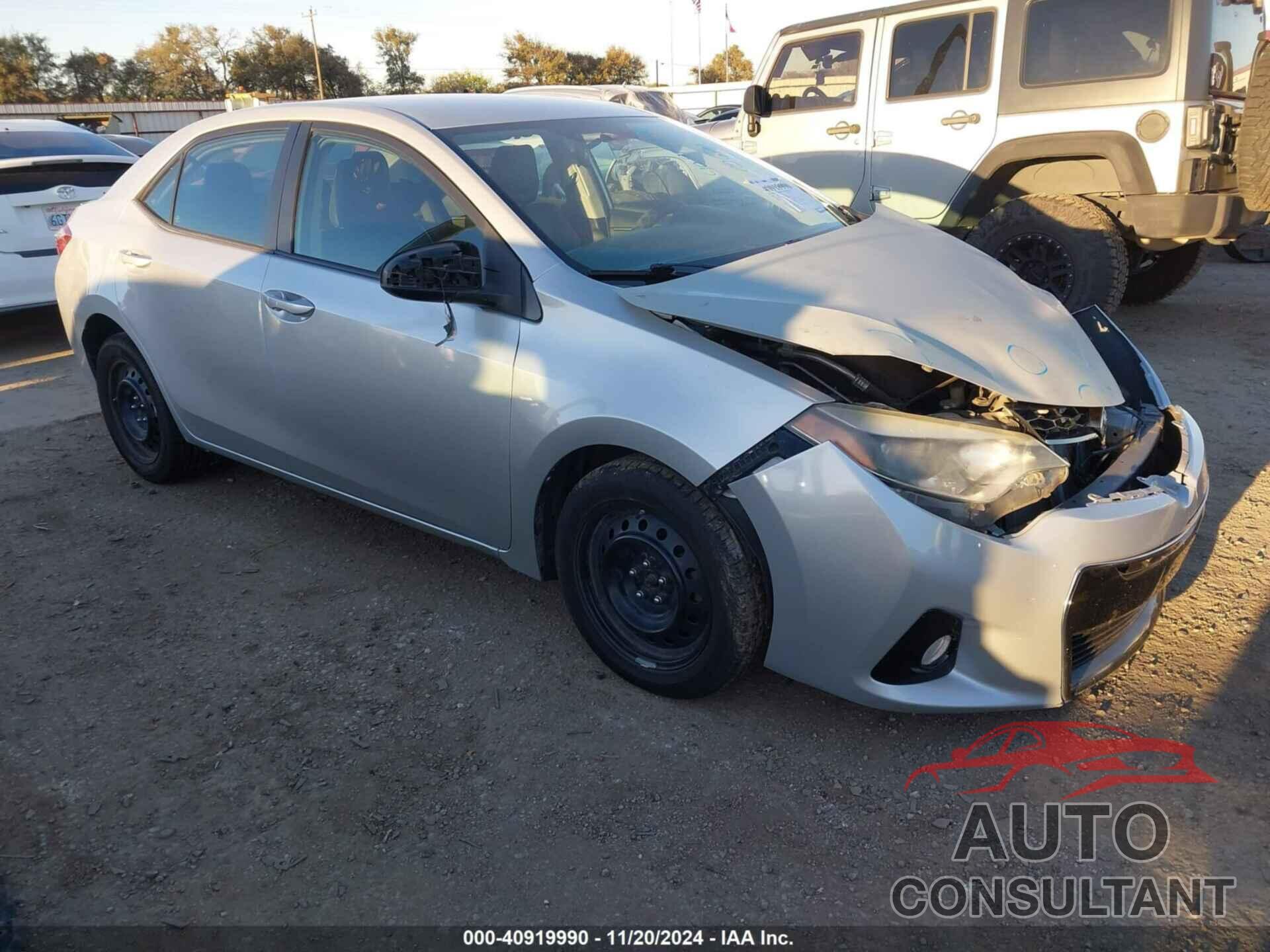 TOYOTA COROLLA 2016 - 2T1BURHE1GC587018