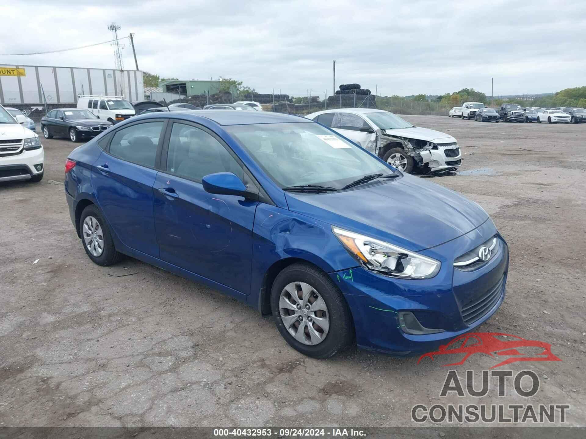 HYUNDAI ACCENT 2016 - KMHCT4AE6GU158685