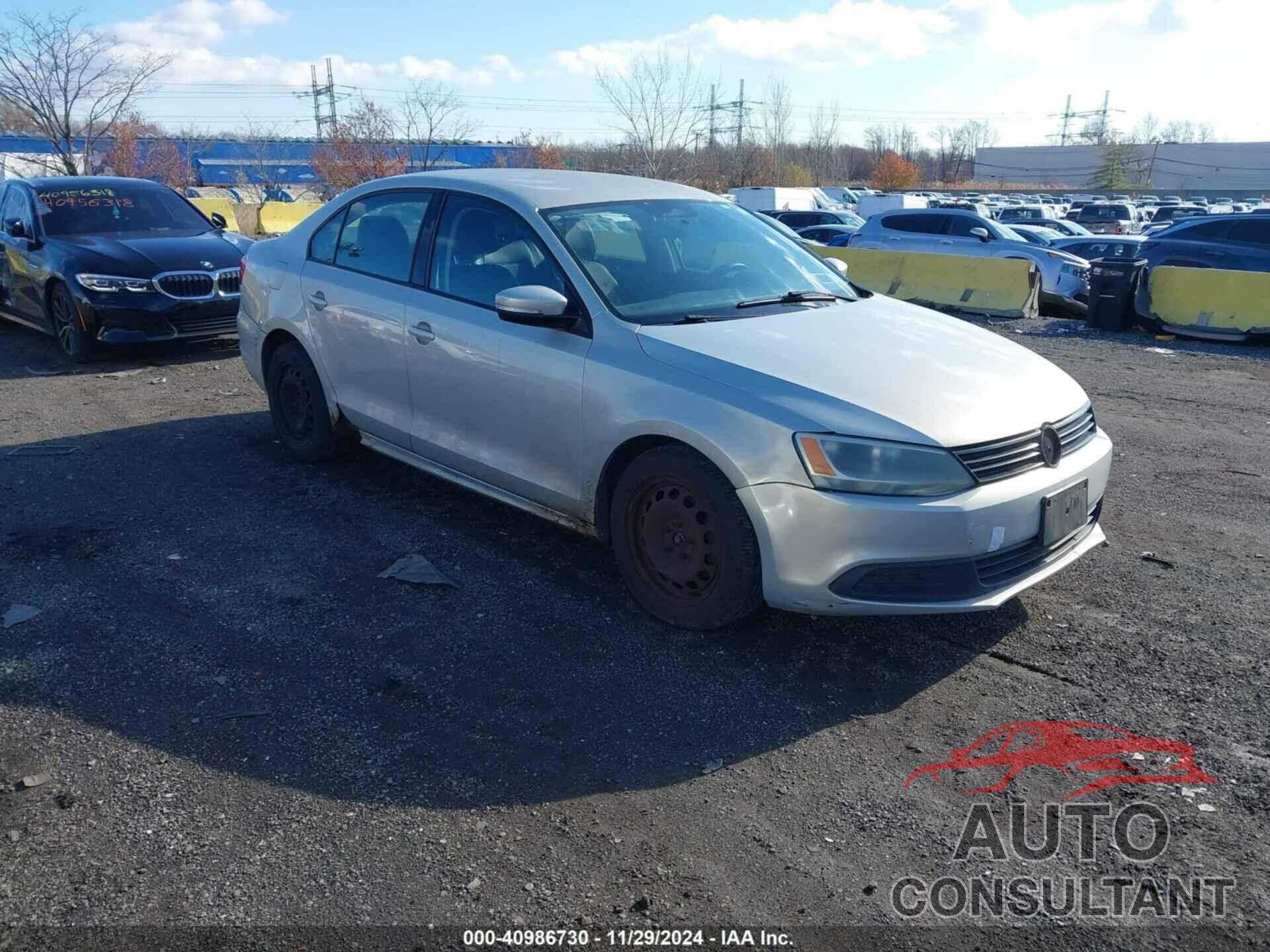 VOLKSWAGEN JETTA 2012 - 3VWDP7AJ8CM020895