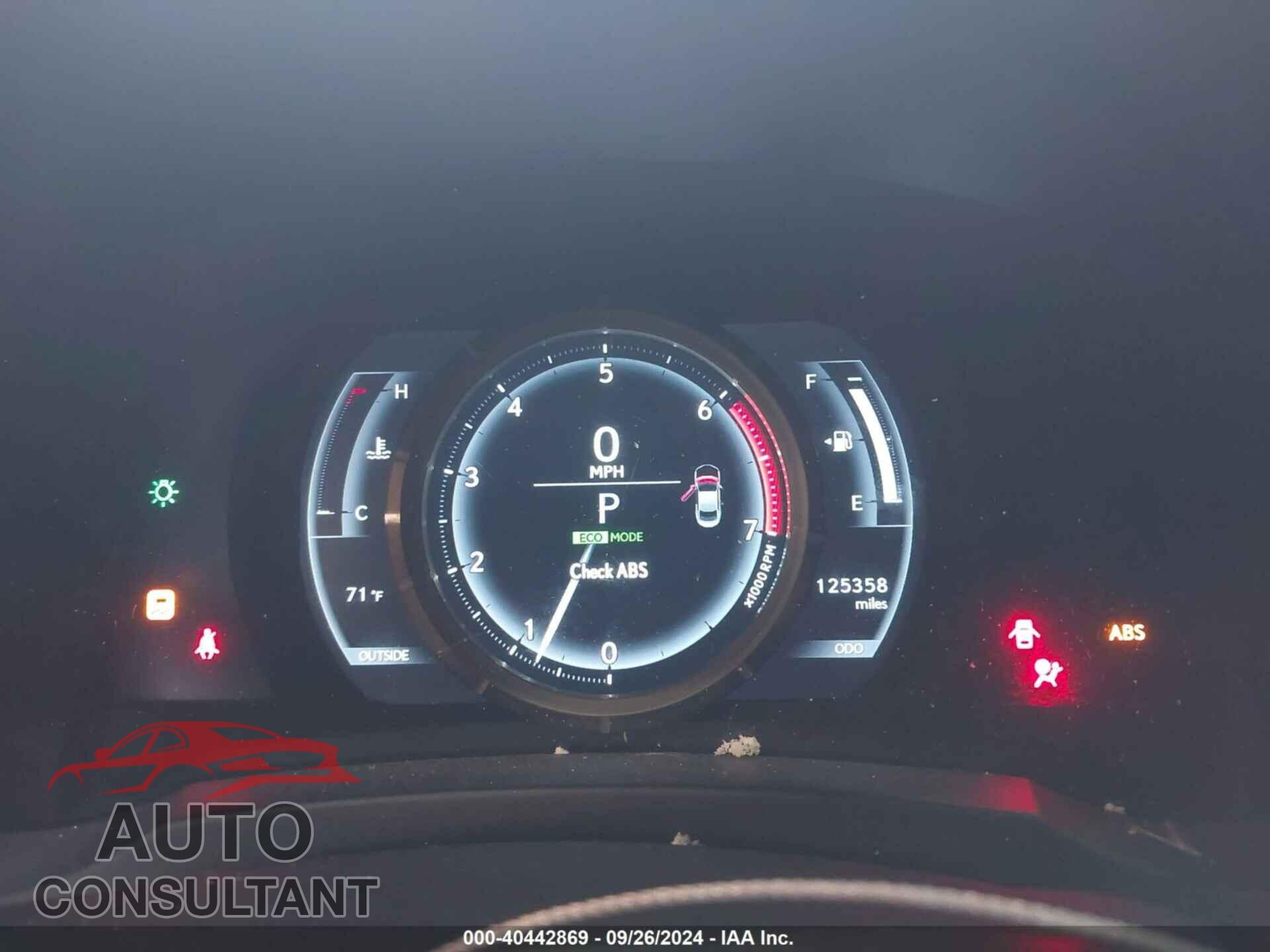 LEXUS RC 2016 - JTHHA5BC8G5003602