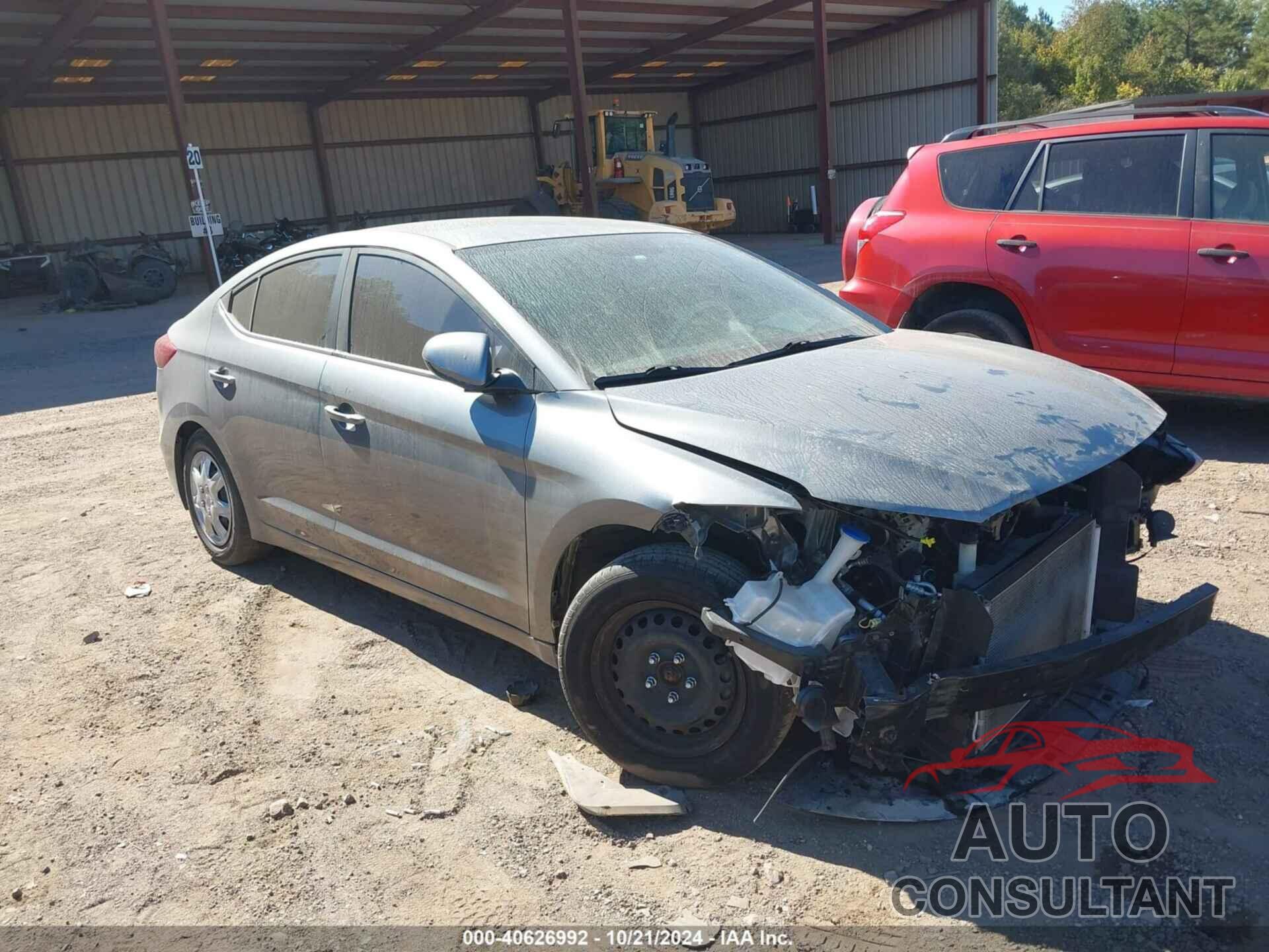 HYUNDAI ELANTRA 2017 - KMHD74LFXHU353110