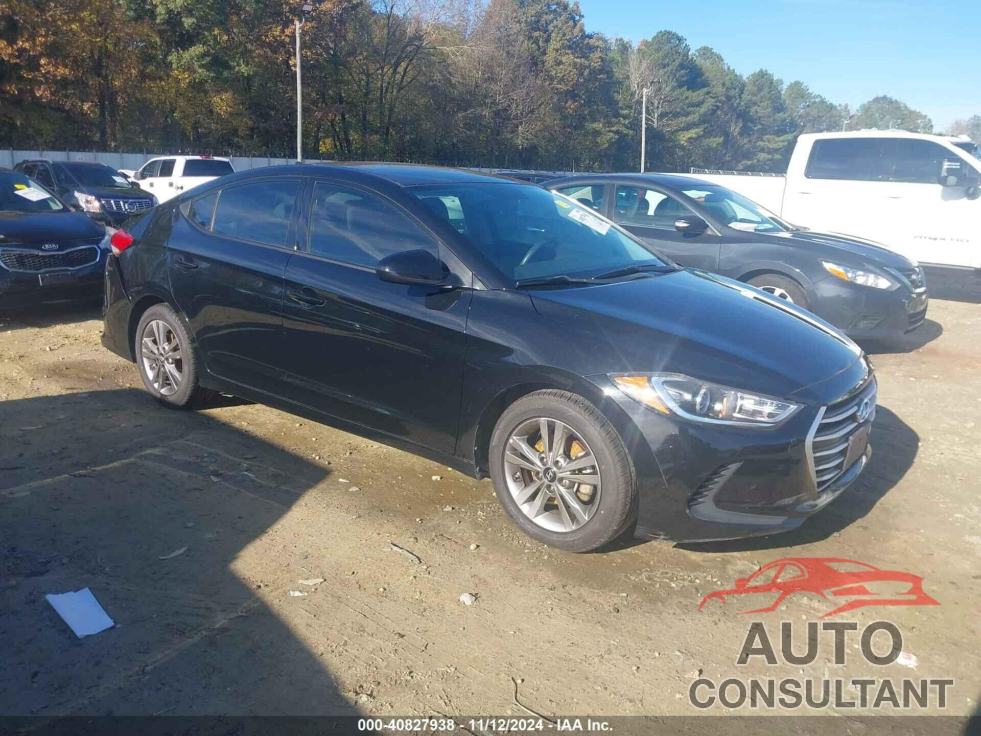 HYUNDAI ELANTRA 2018 - 5NPD84LF4JH288093