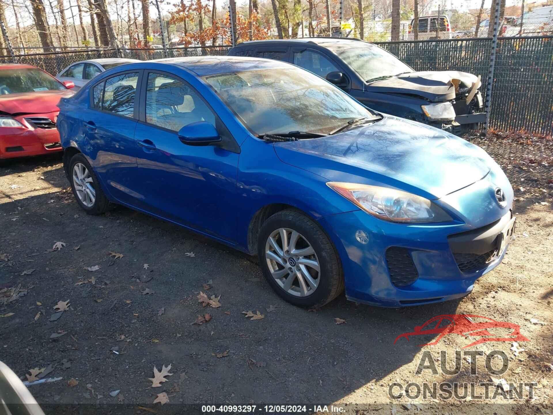 MAZDA MAZDA3 2012 - JM1BL1V87C1646722