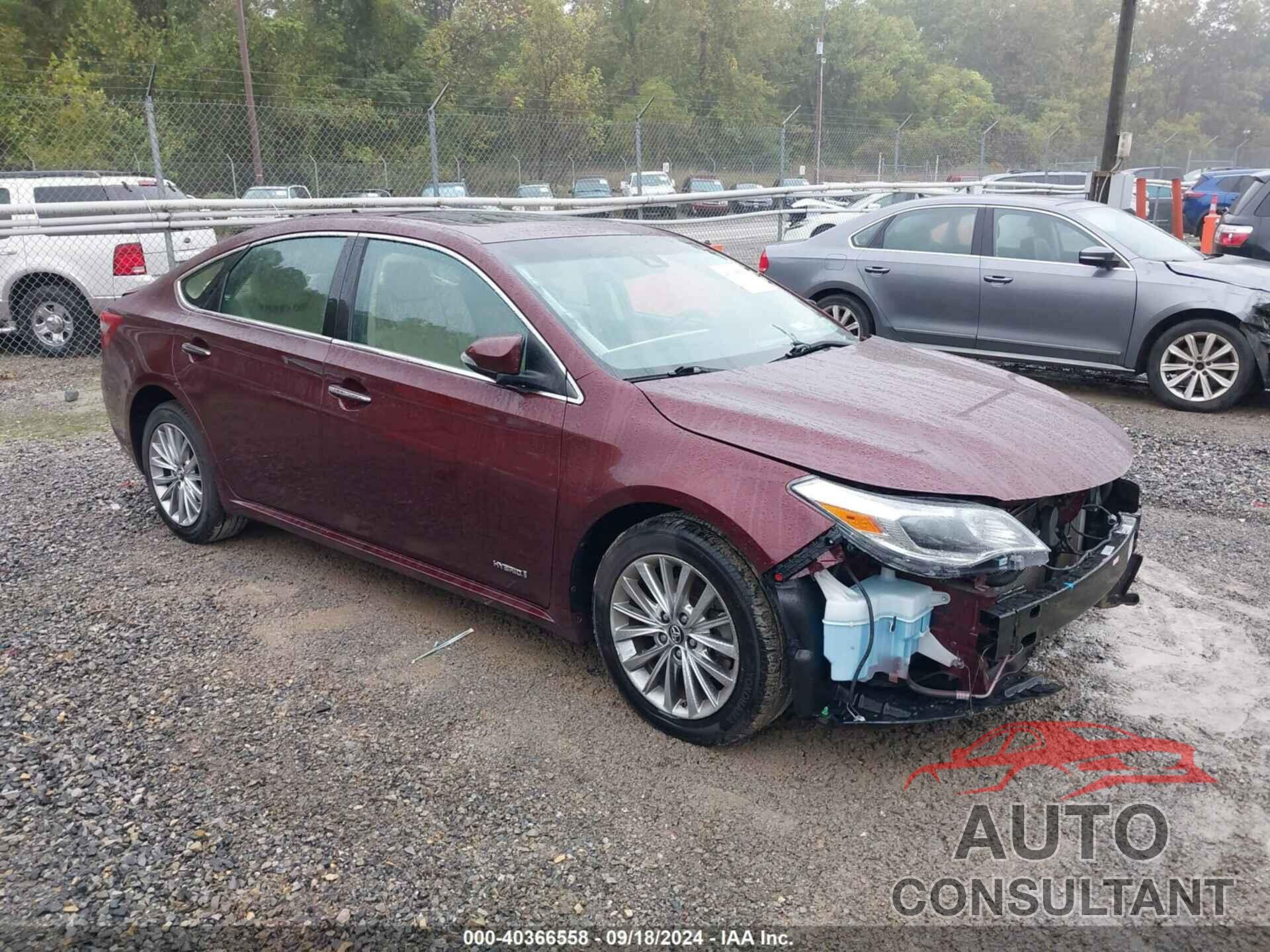 TOYOTA AVALON HYBRID 2017 - 4T1BD1EB4HU058836