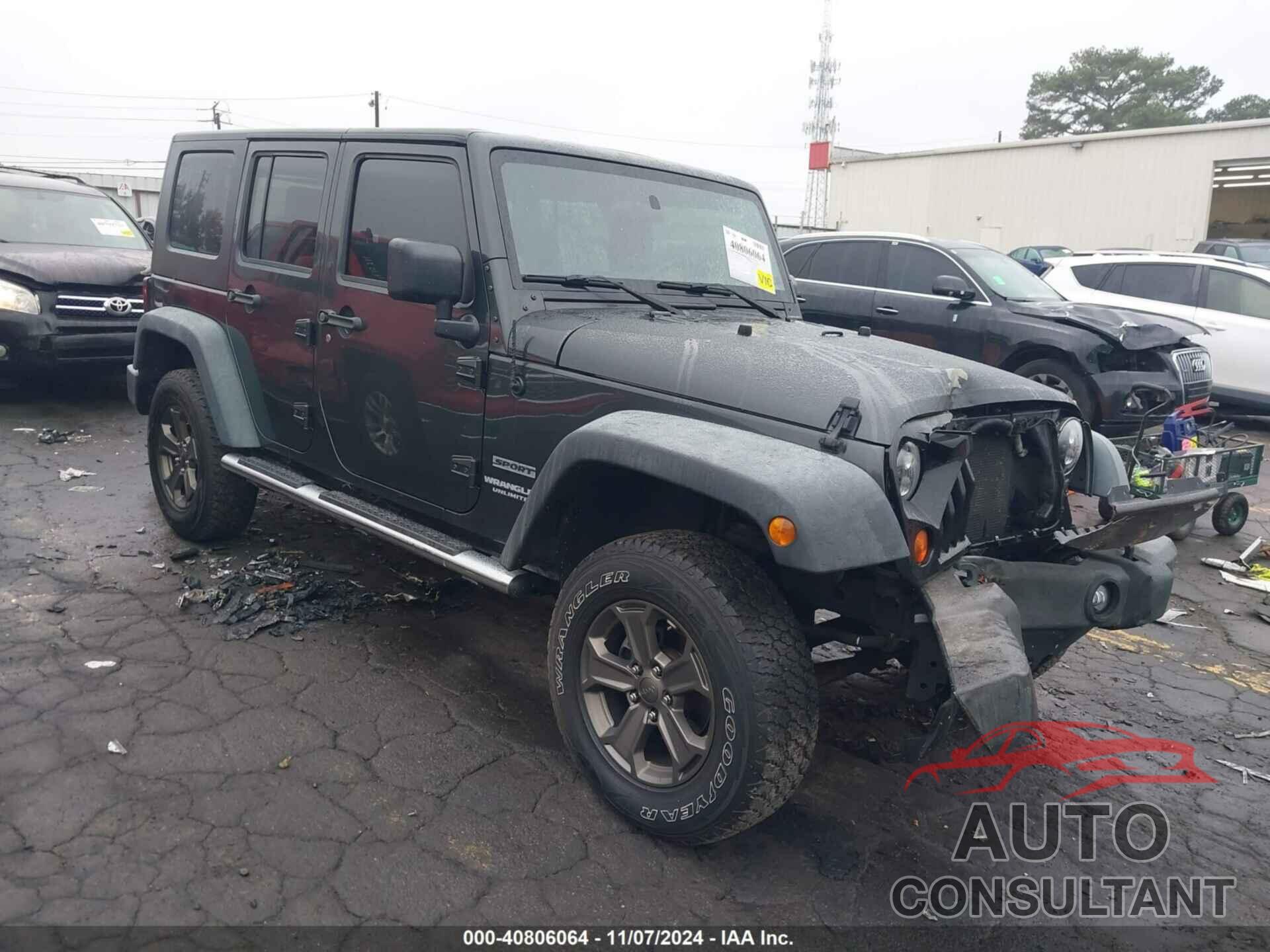 JEEP WRANGLER UNLIMITED 2010 - 1J4BA3H18AL122023