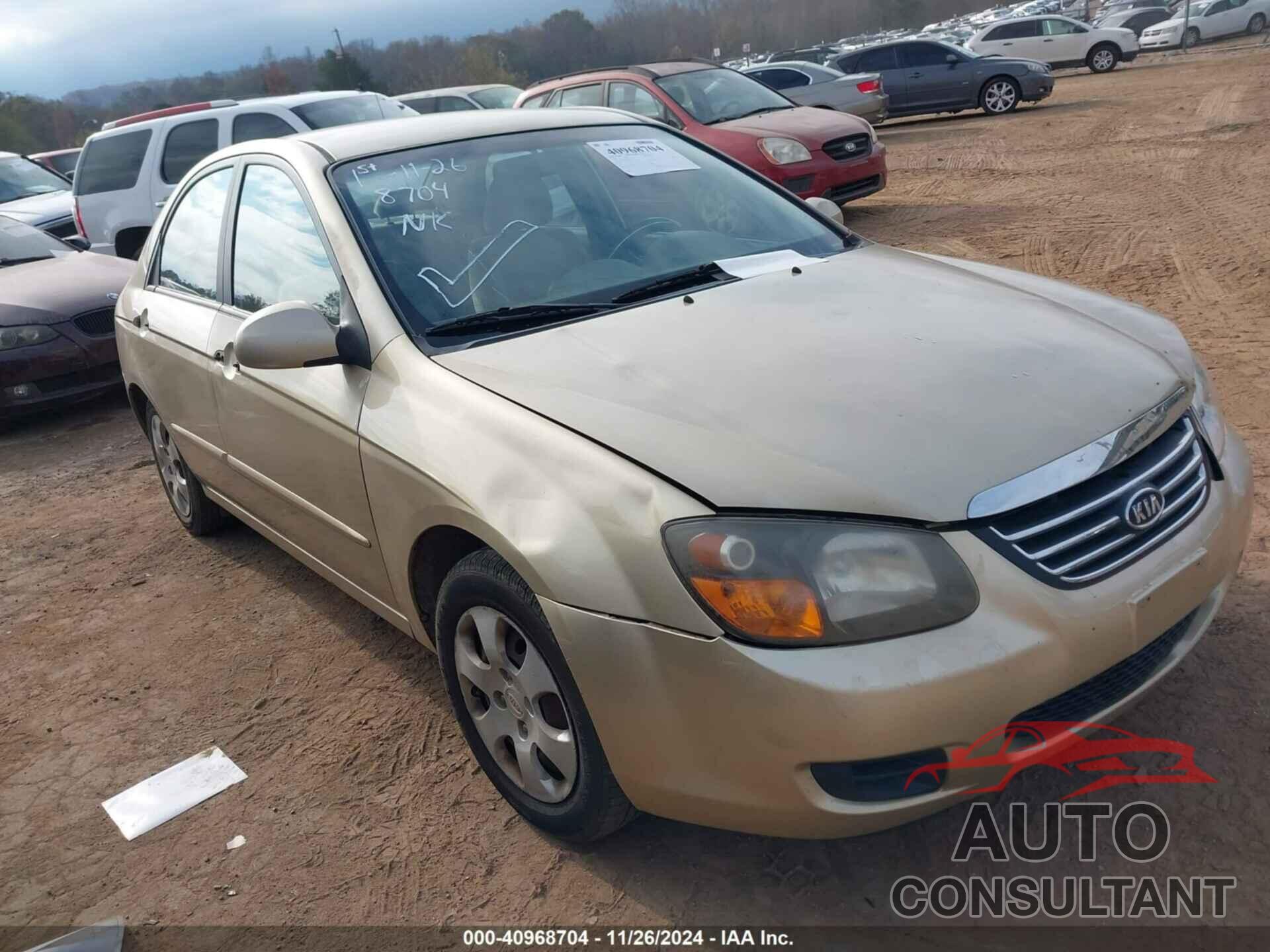 KIA SPECTRA 2009 - KNAFE221495665834