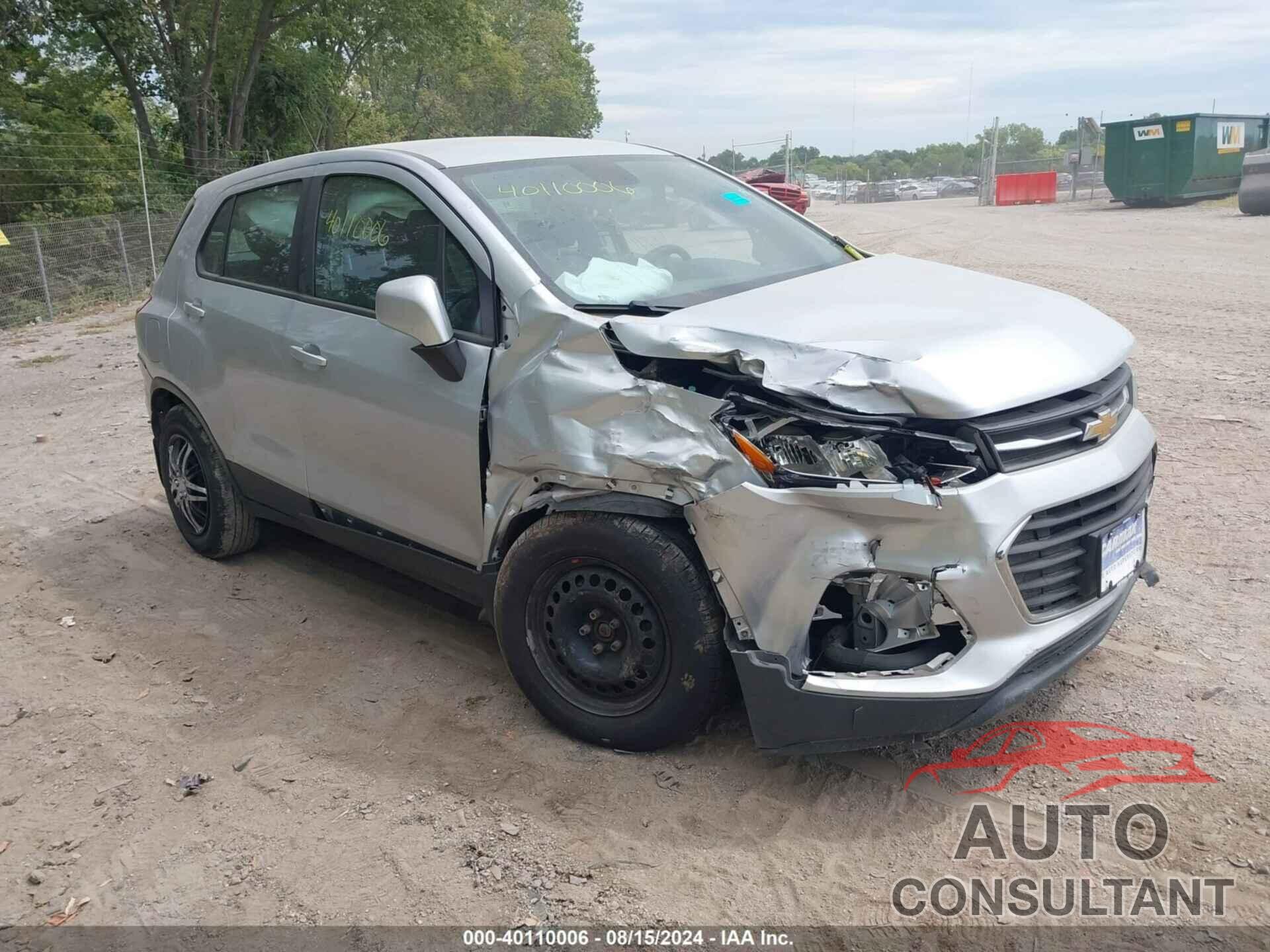 CHEVROLET TRAX 2017 - 3GNCJKSB5HL279732