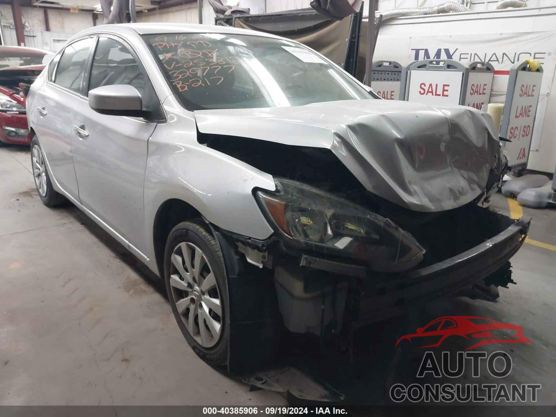 NISSAN SENTRA 2018 - 3N1AB7AP1JY253812