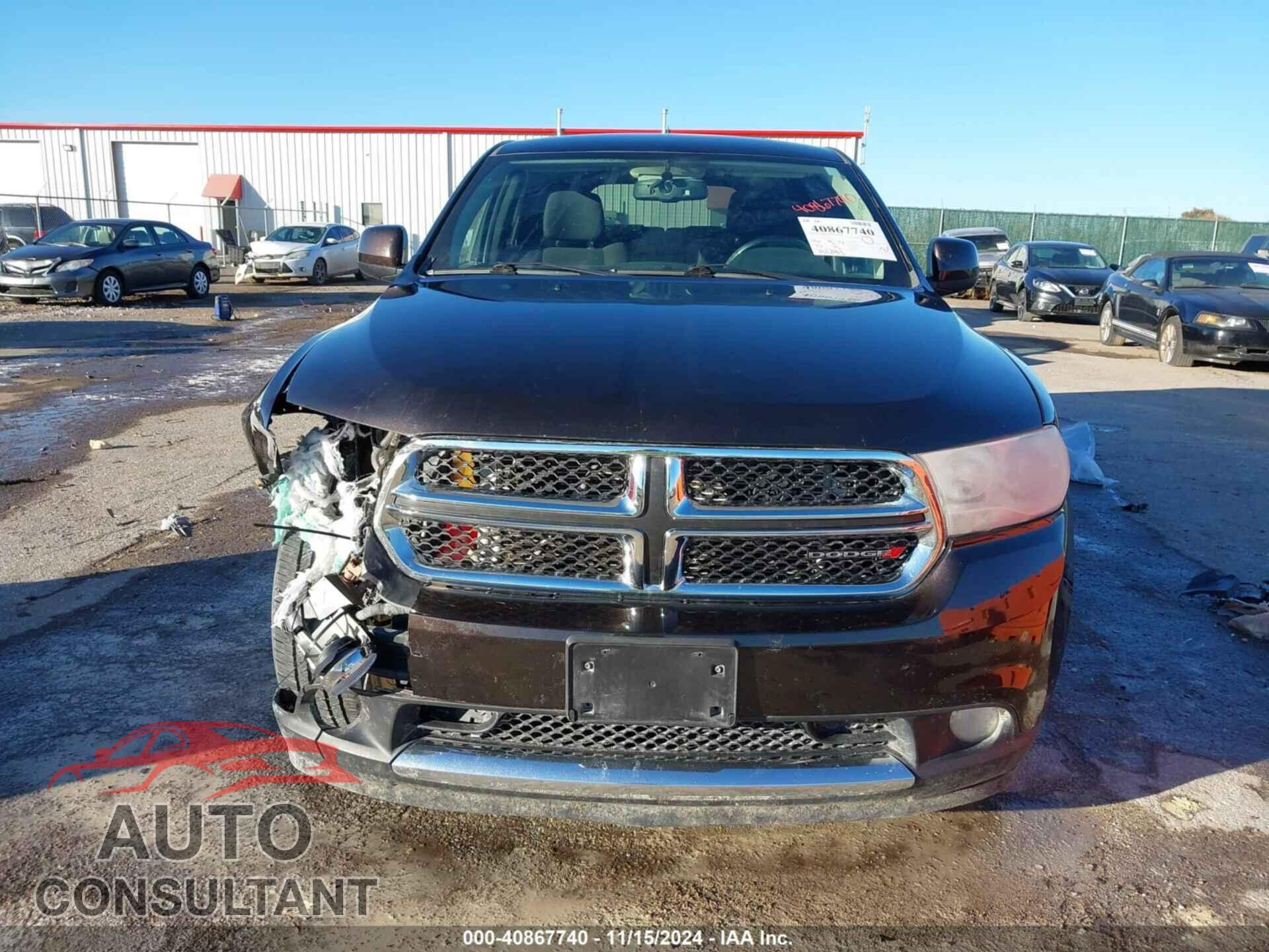 DODGE DURANGO 2012 - 1C4RDJAG6CC196929