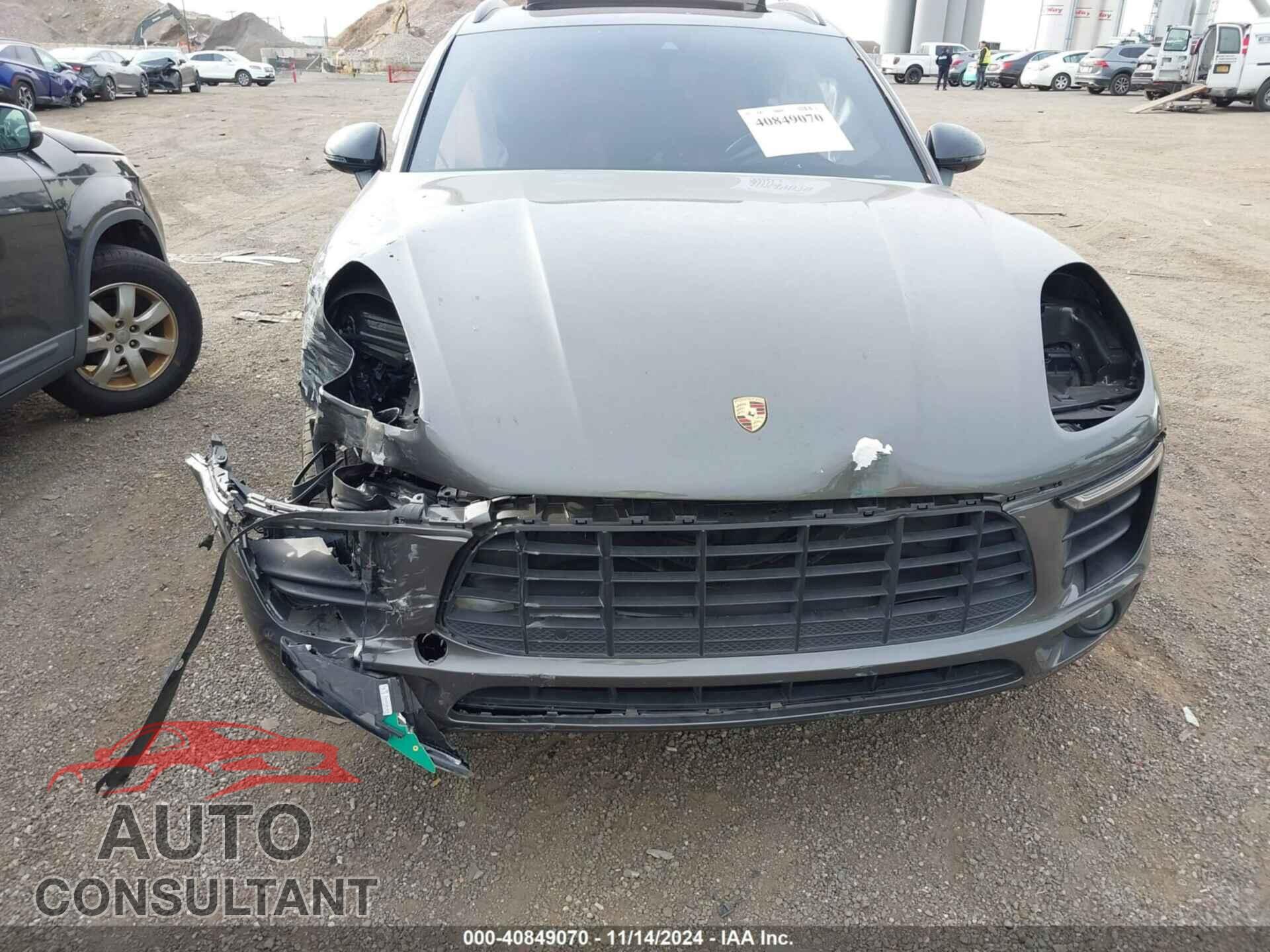PORSCHE MACAN 2017 - WP1AA2A59HLB09217