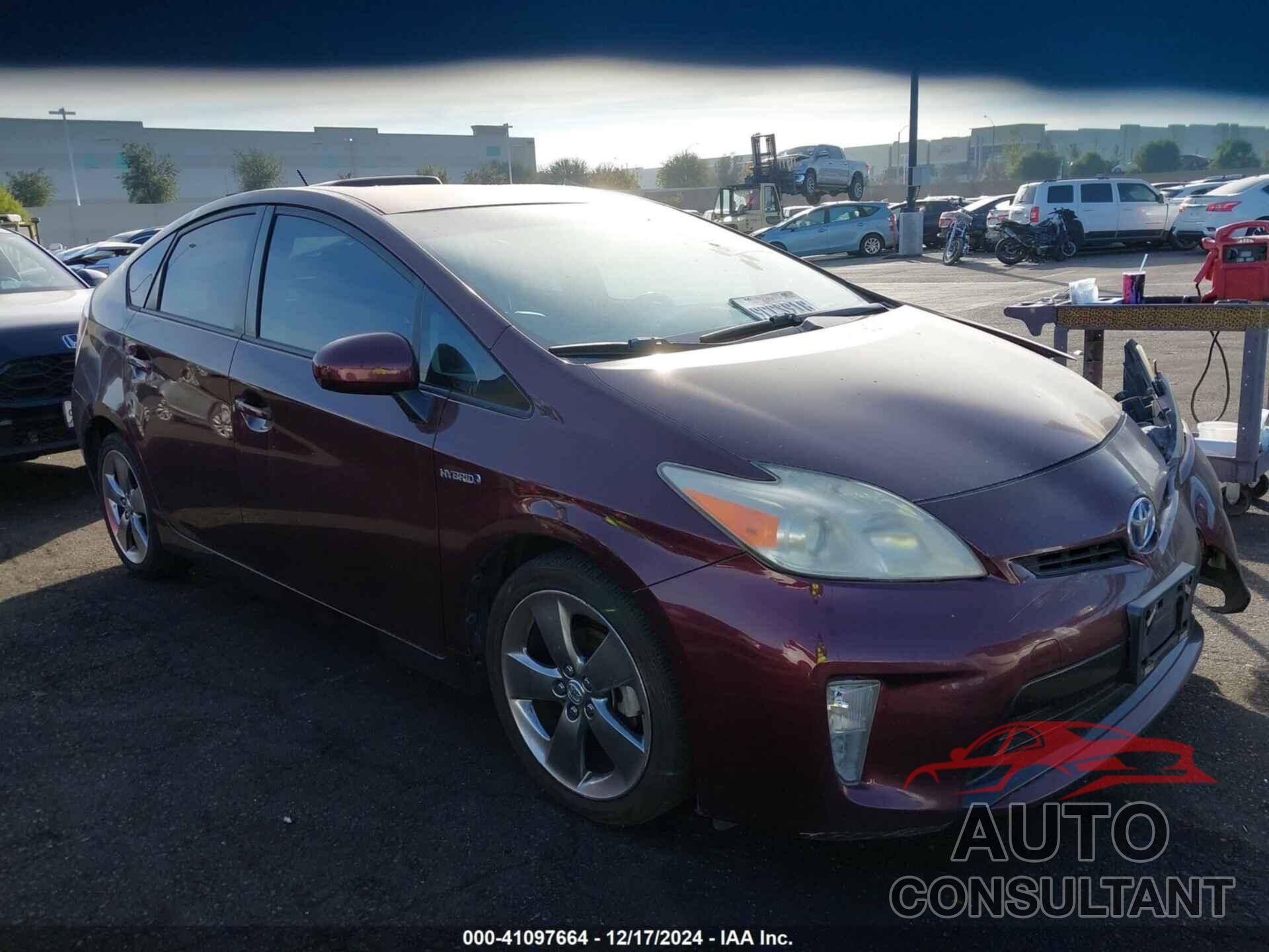 TOYOTA PRIUS 2013 - JTDKN3DU9D5625482