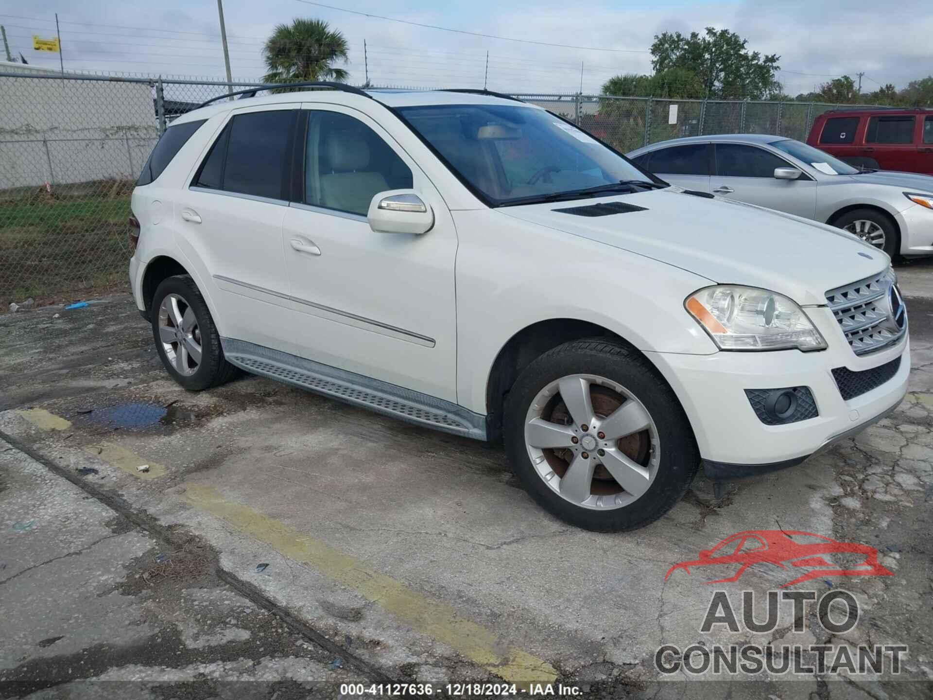 MERCEDES-BENZ M-CLASS 2010 - 4JGBB5GB5AA549918