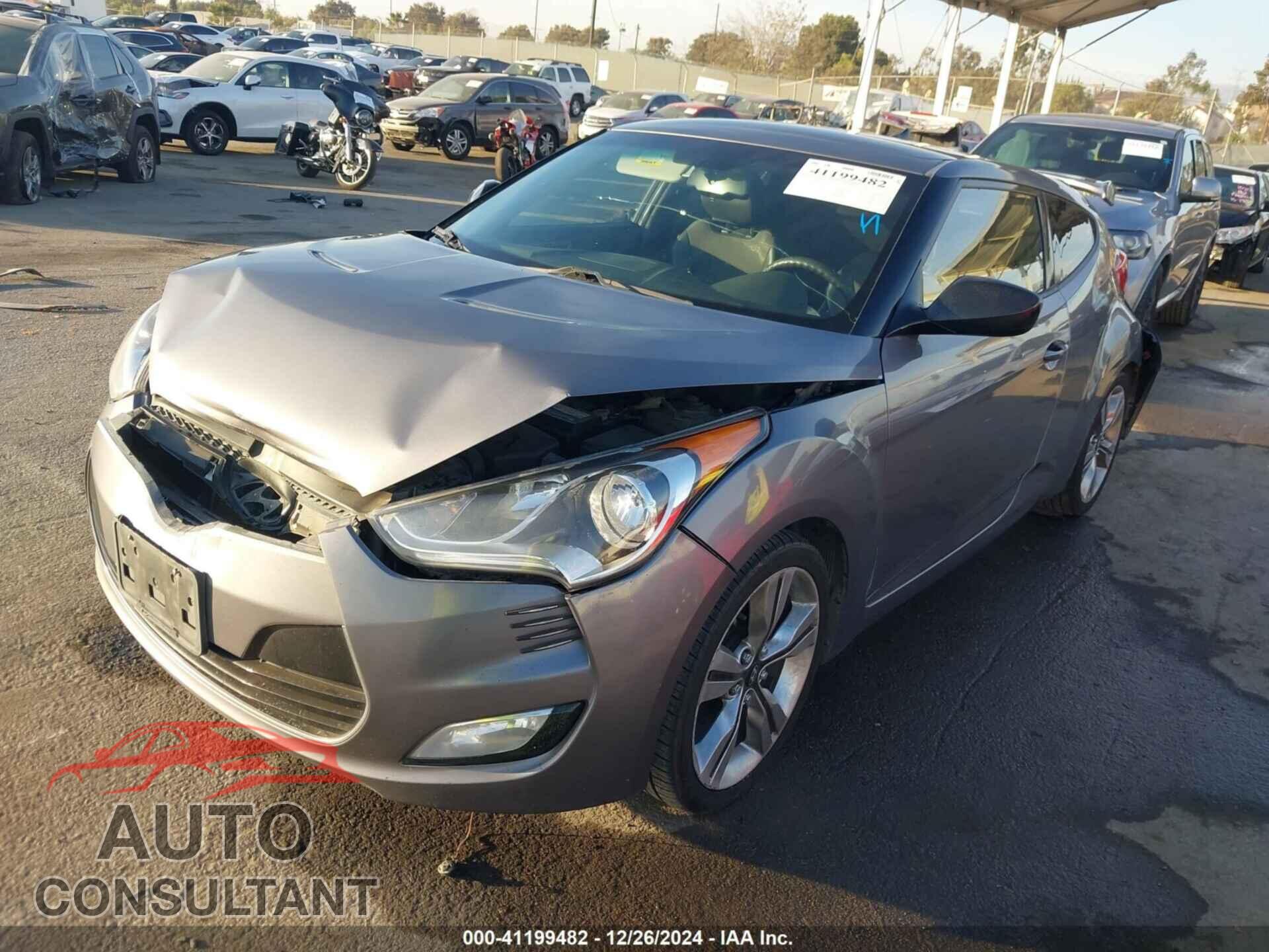 HYUNDAI VELOSTER 2012 - KMHTC6AD4CU024609