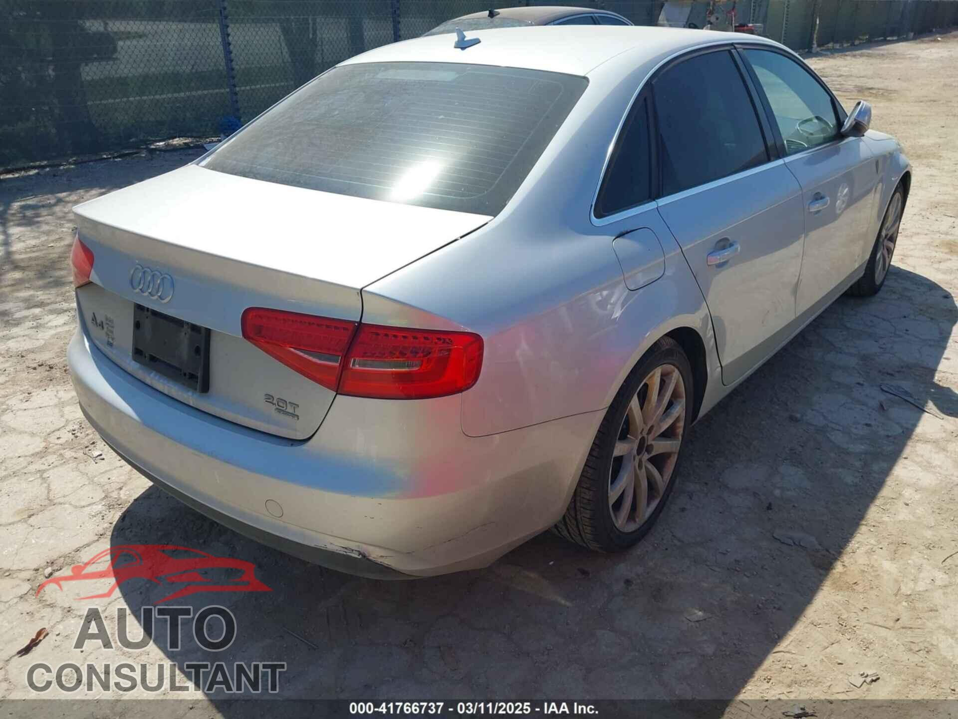 AUDI A4 2013 - WAUFFAFL7DN037942