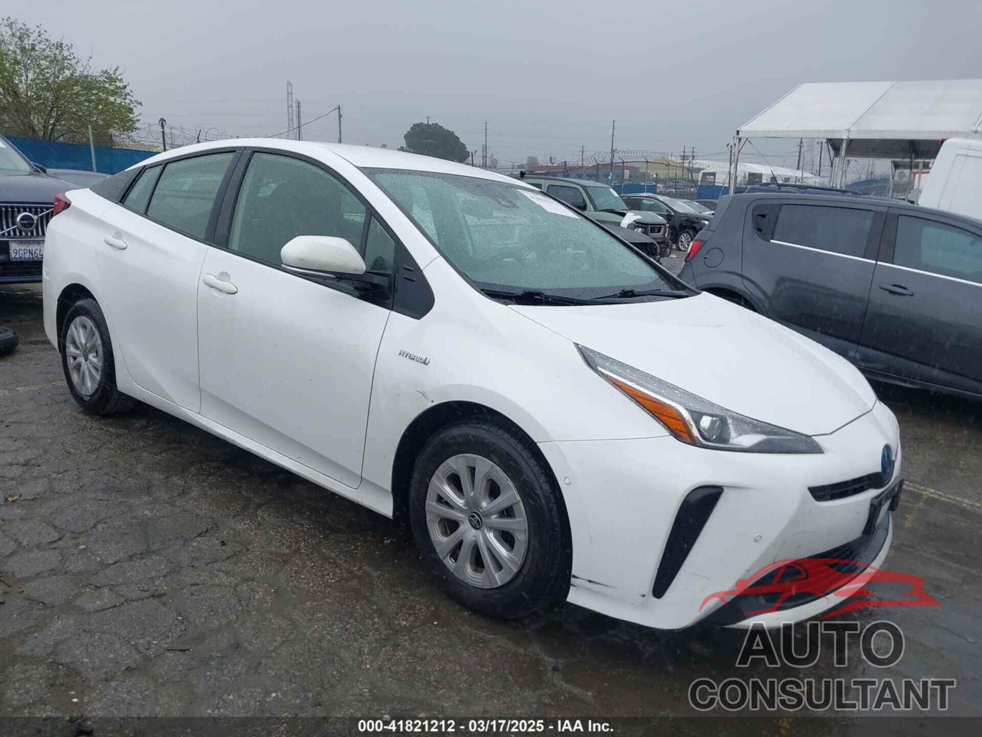 TOYOTA PRIUS 2021 - JTDKAMFU6M3141019