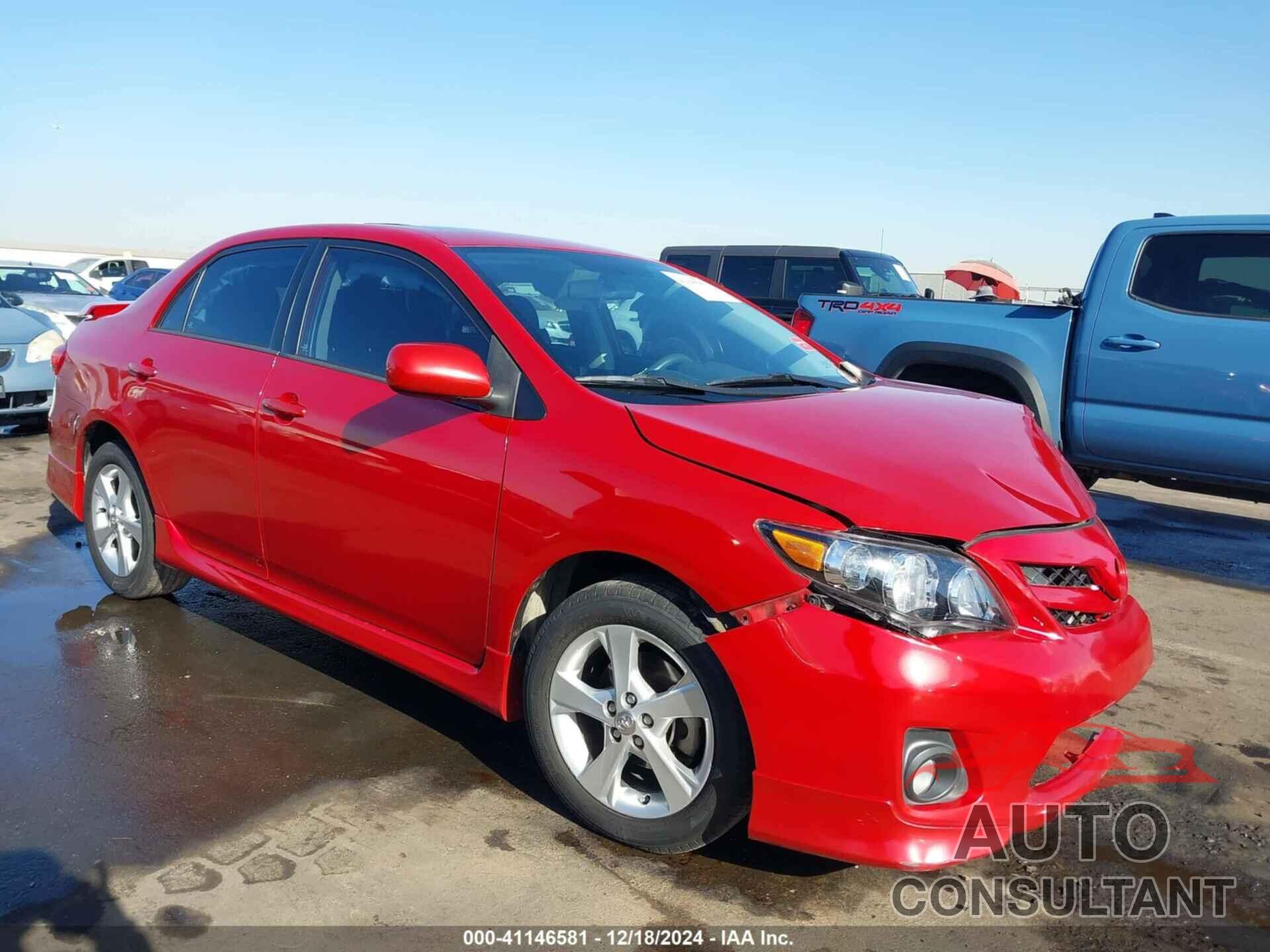 TOYOTA COROLLA 2012 - 5YFBU4EE2CP054676