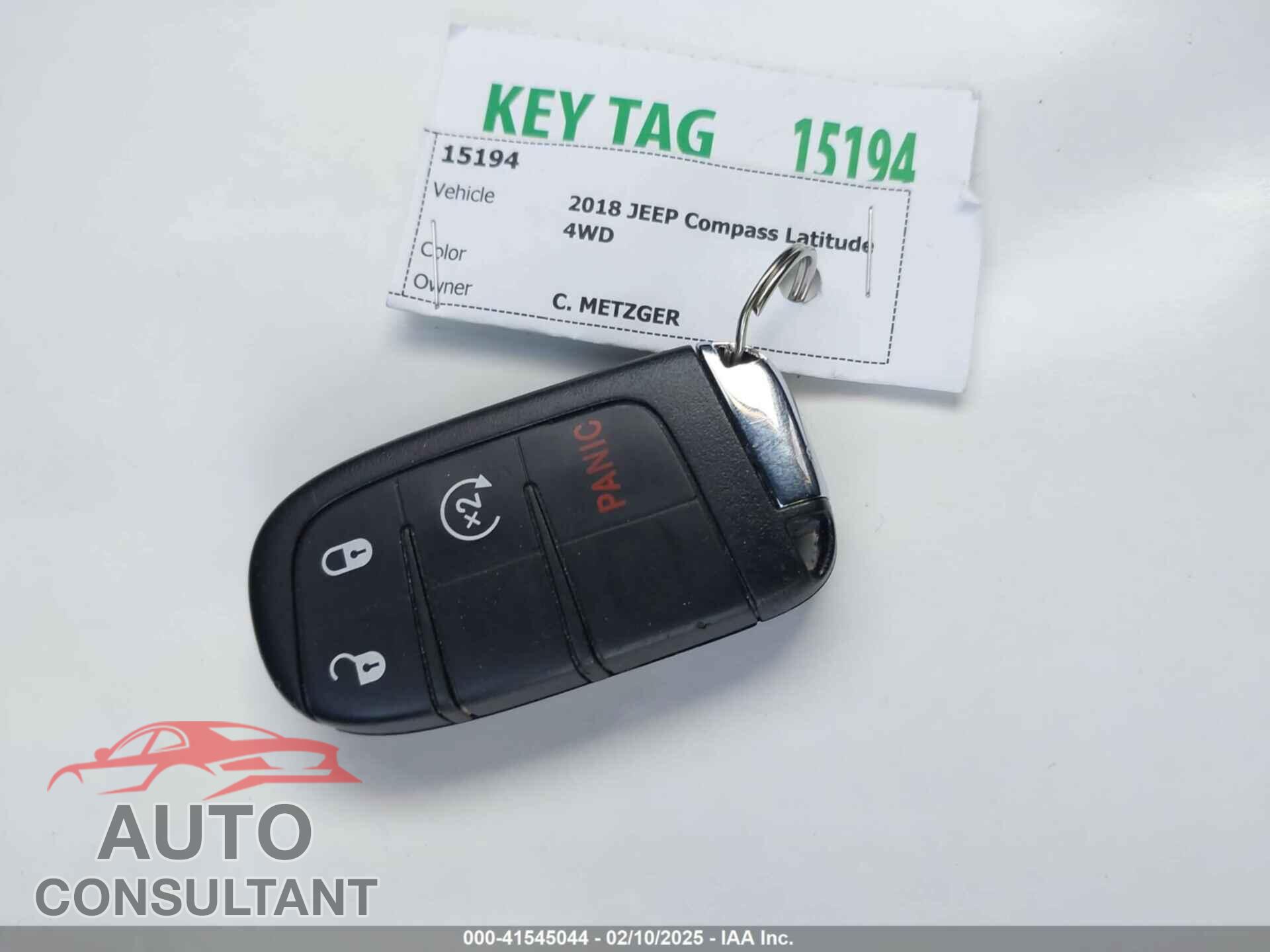 JEEP COMPASS 2018 - 3C4NJDBB4JT482114