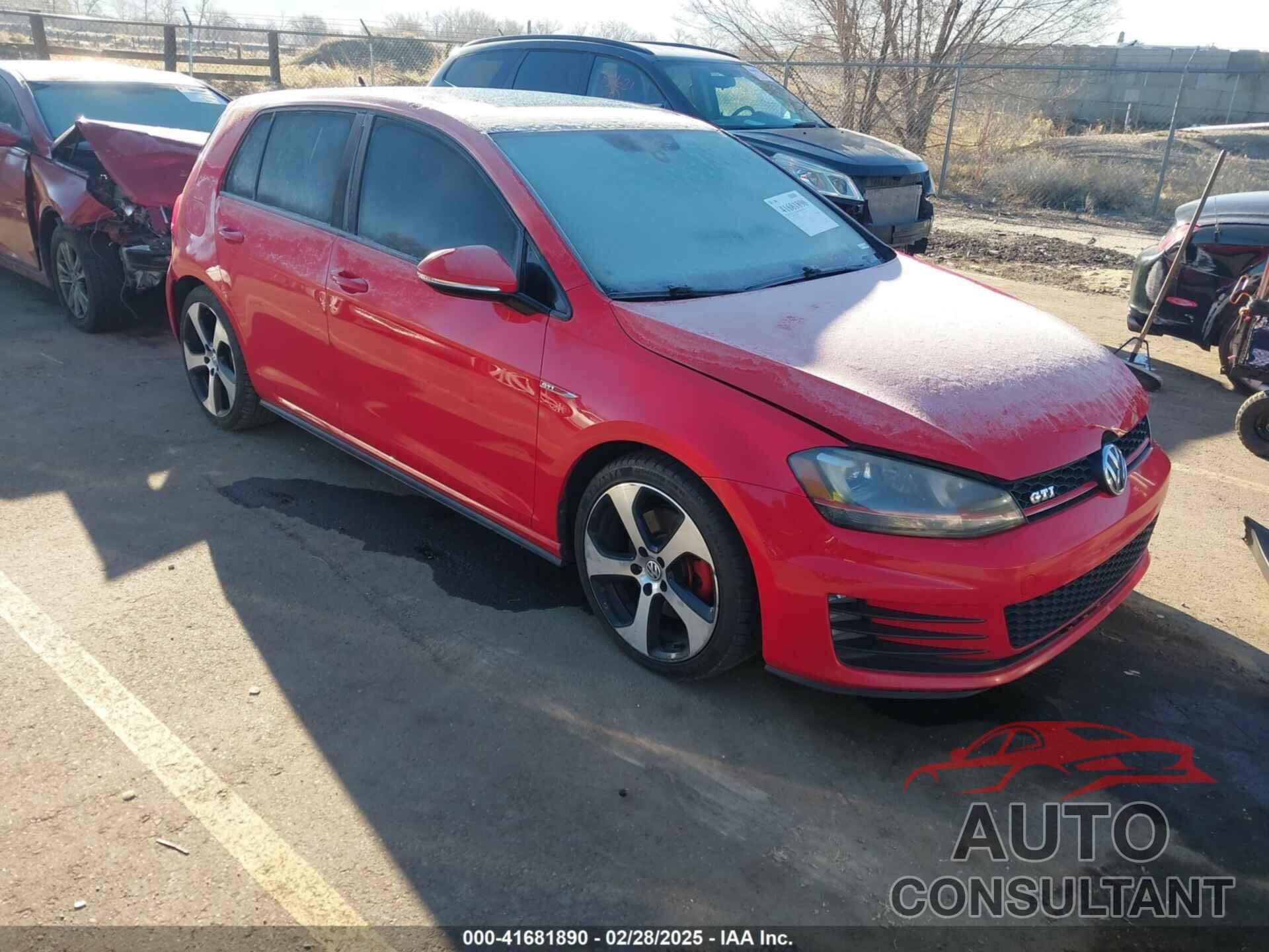 VOLKSWAGEN GOLF GTI 2015 - 3VW4T7AU8FM001533