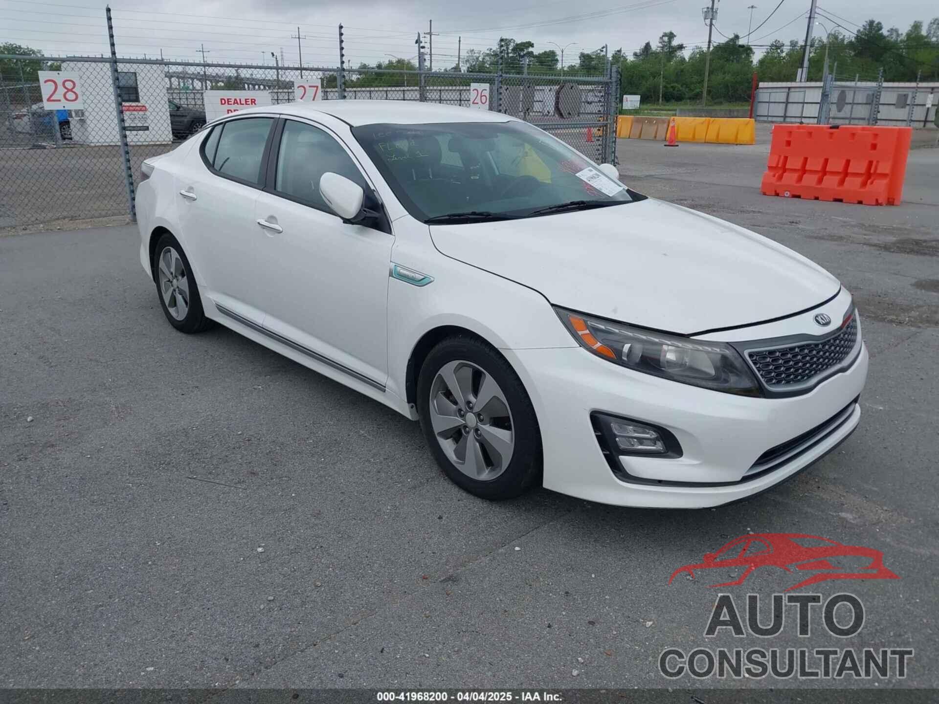 KIA OPTIMA HYBRID 2016 - KNAGN4AD1G5094151