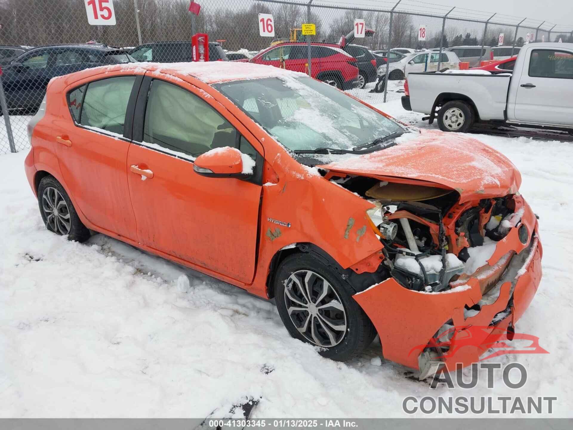 TOYOTA PRIUS C 2012 - JTDKDTB37C1003109