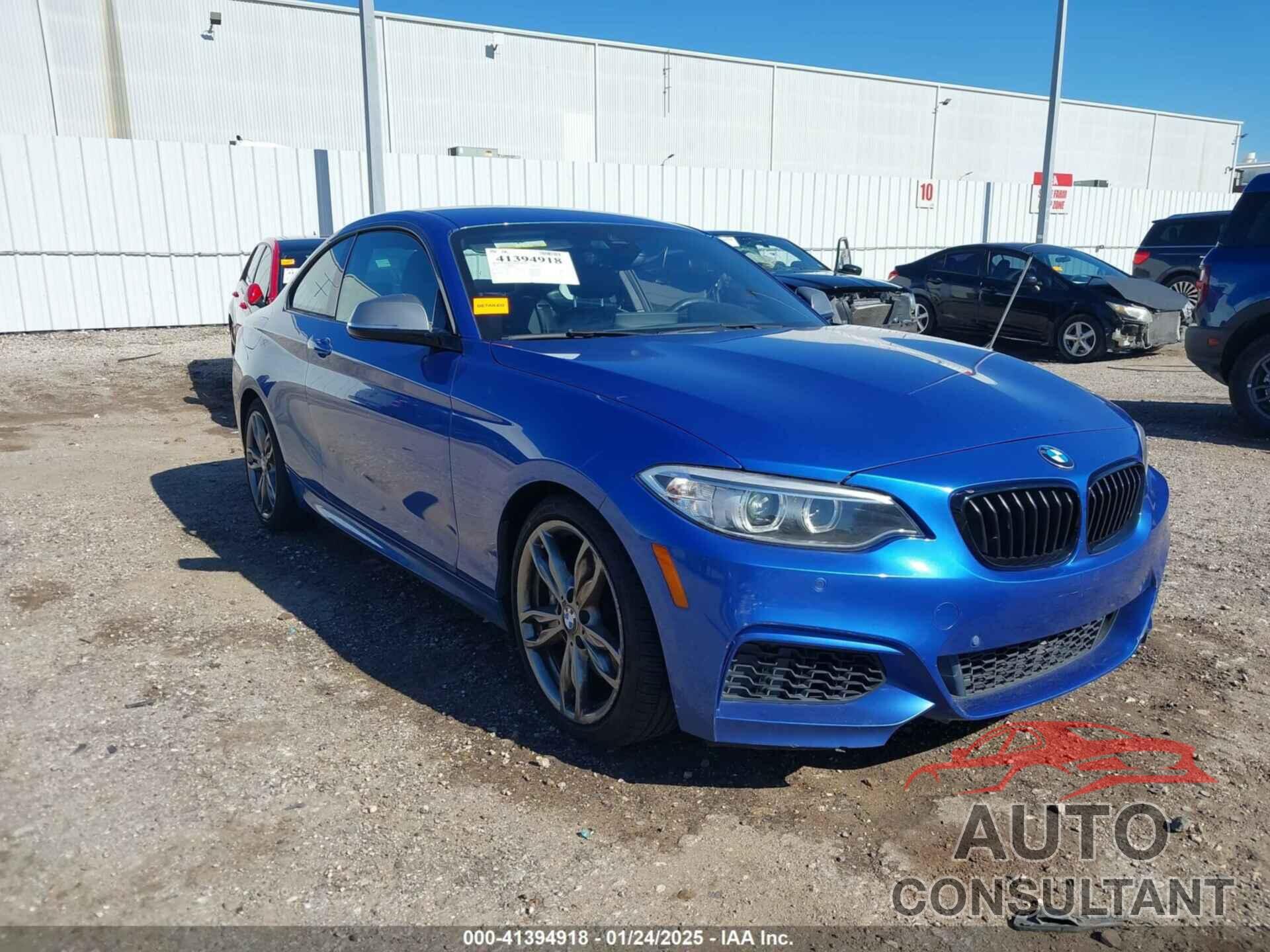 BMW 2 SERIES 2017 - WBA2G1C58HV665161