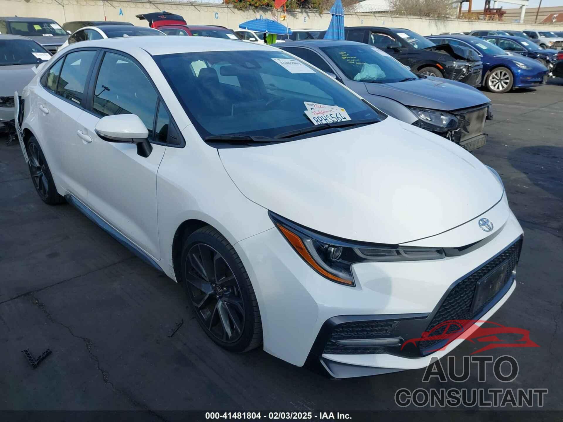 TOYOTA COROLLA 2020 - JTDS4RCE9LJ043789