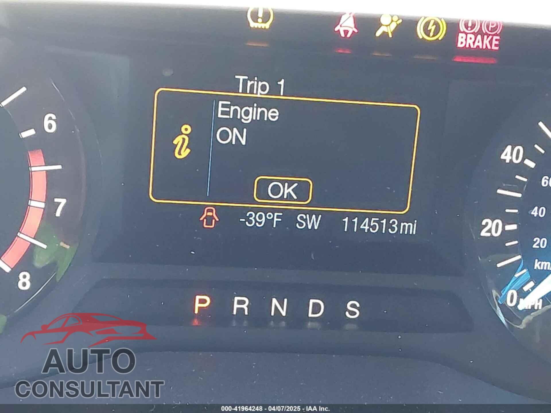 FORD EDGE 2017 - 2FMPK4J96HBB87599