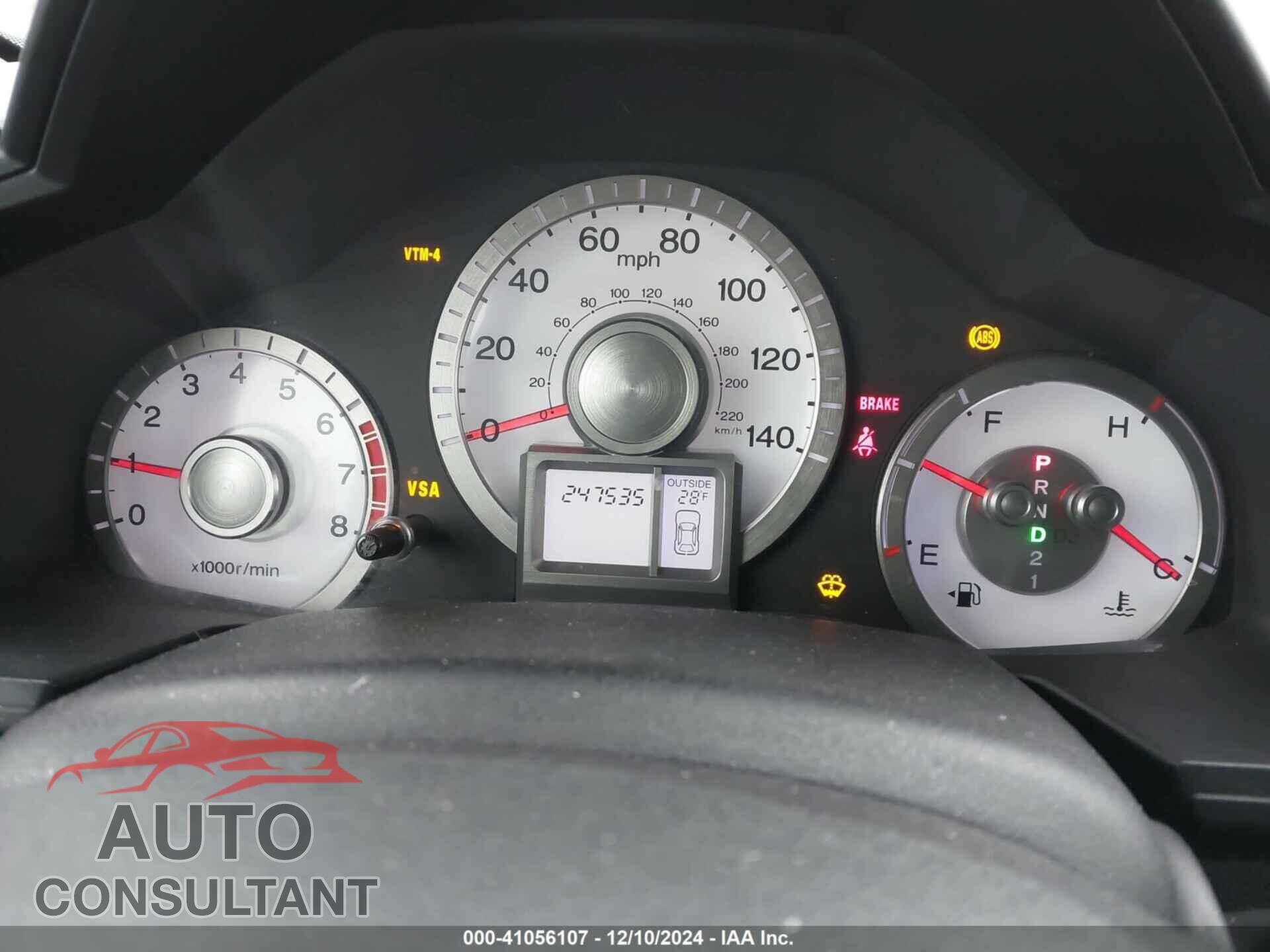HONDA PILOT 2011 - 5FNYF4H56BB010285