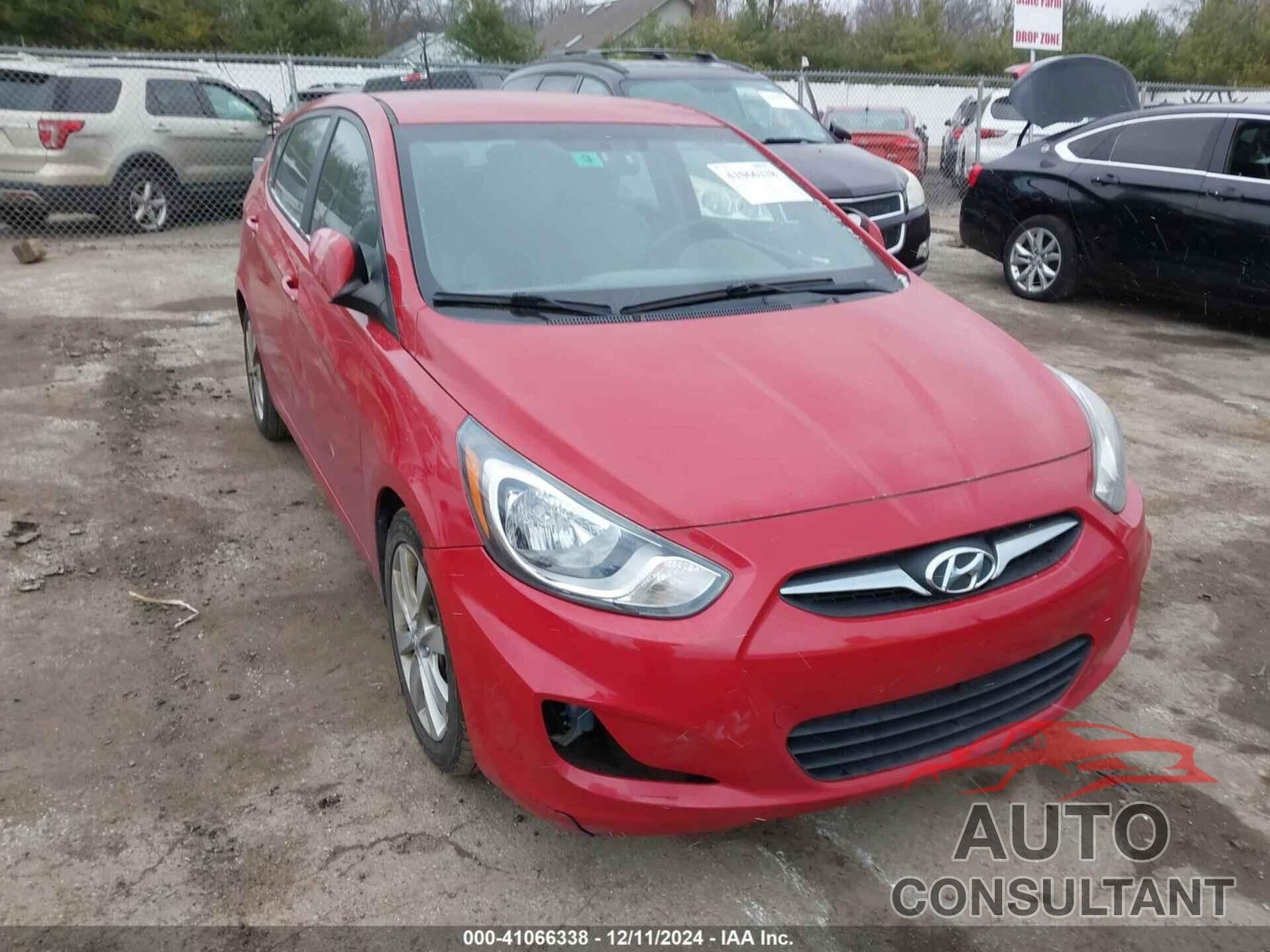 HYUNDAI ACCENT 2012 - KMHCU5AE8CU011023