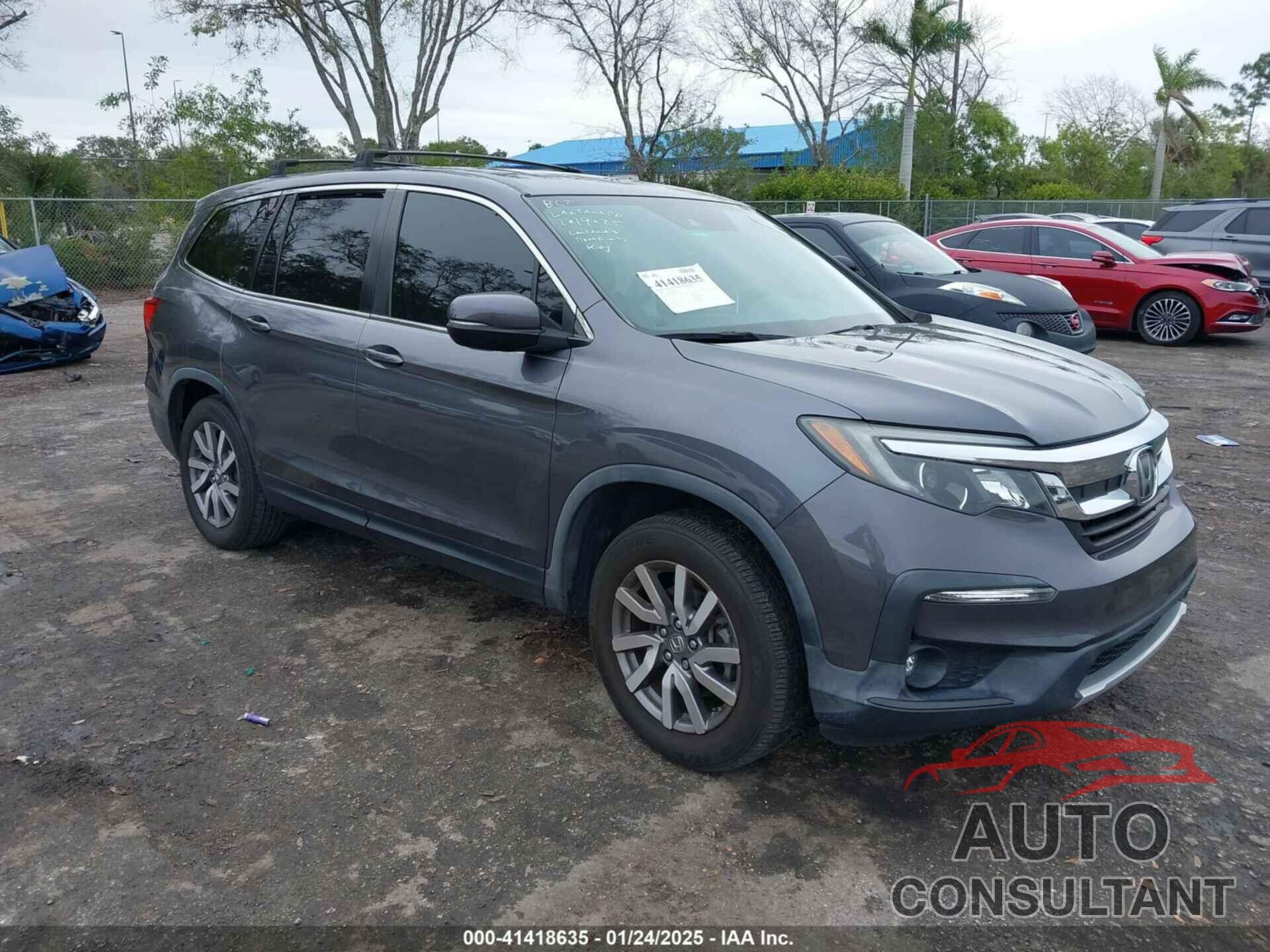 HONDA PILOT 2019 - 5FNYF5H58KB045870