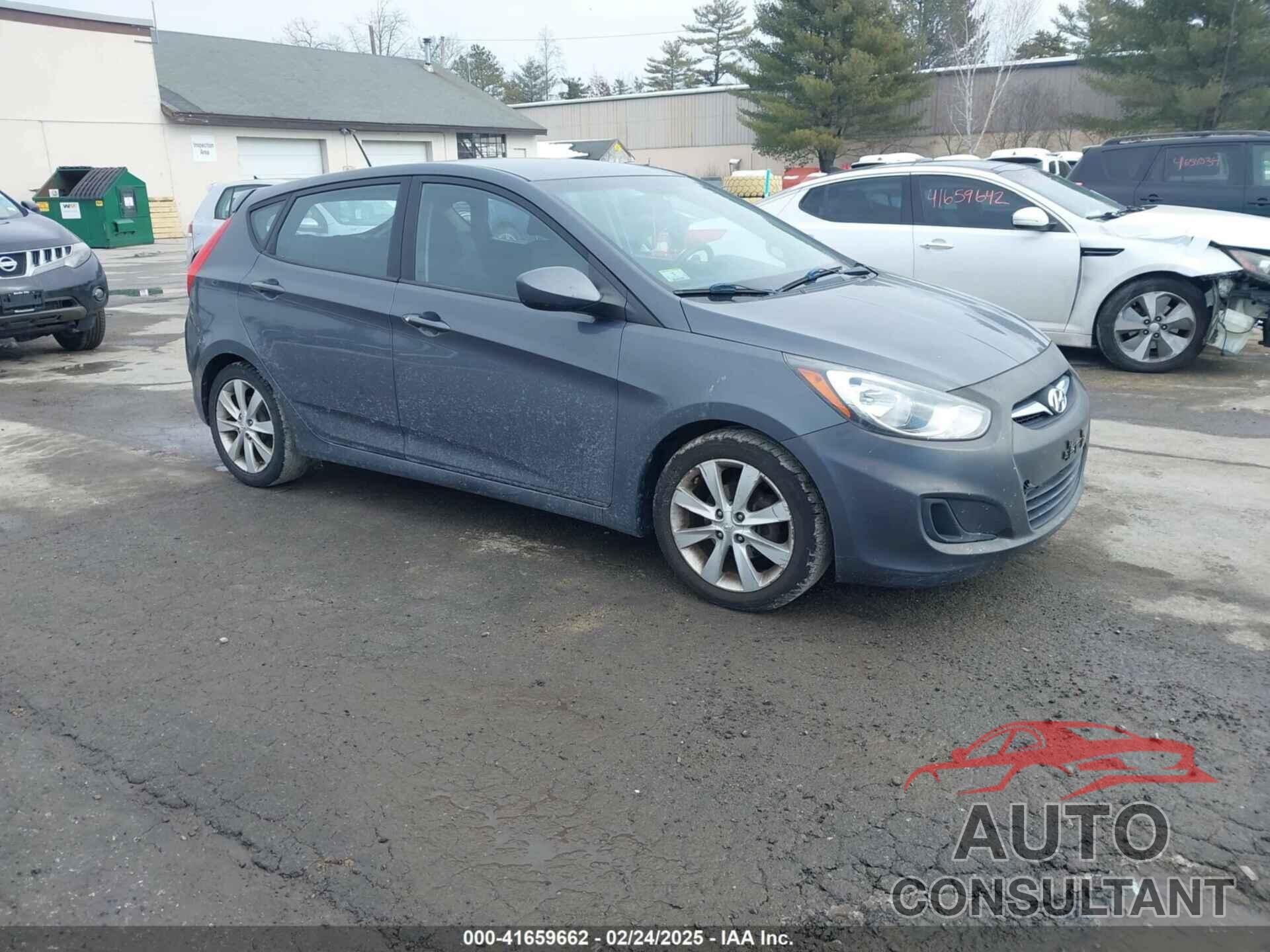 HYUNDAI ACCENT 2012 - KMHCU5AE4CU037411