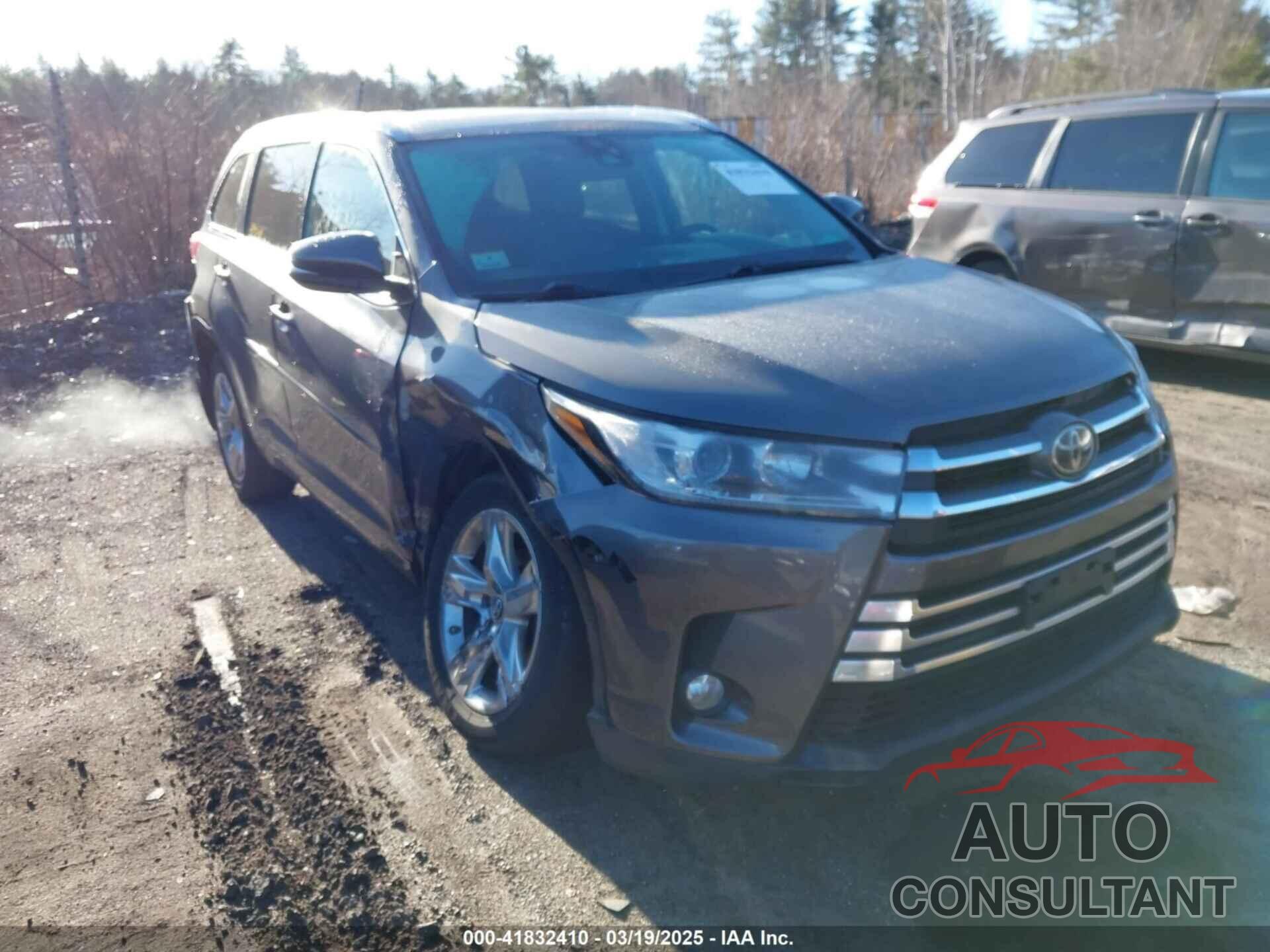TOYOTA HIGHLANDER 2017 - 5TDDZRFH9HS416677