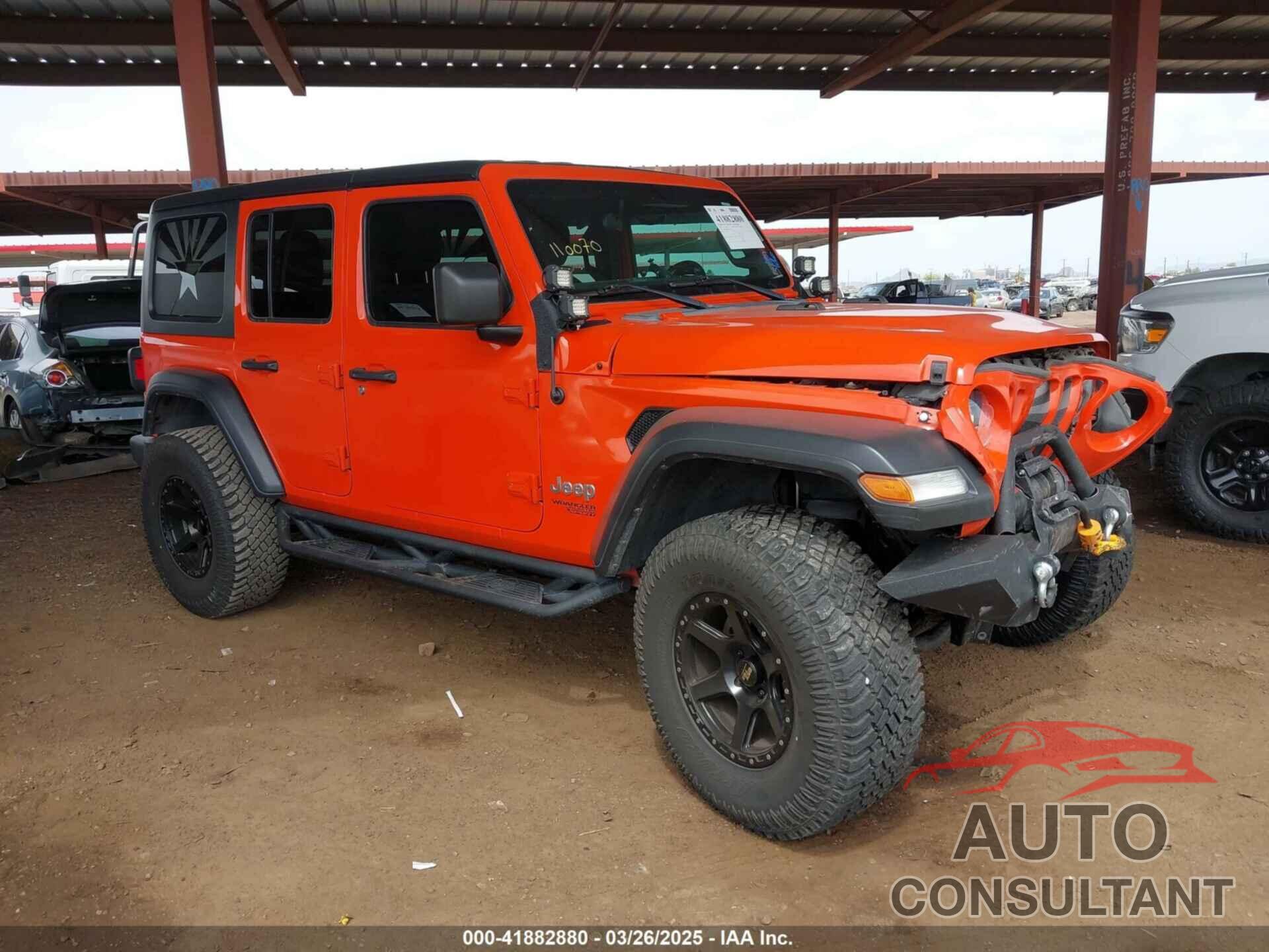 JEEP WRANGLER UNLIMITED 2020 - 1C4HJXDG8LW110070