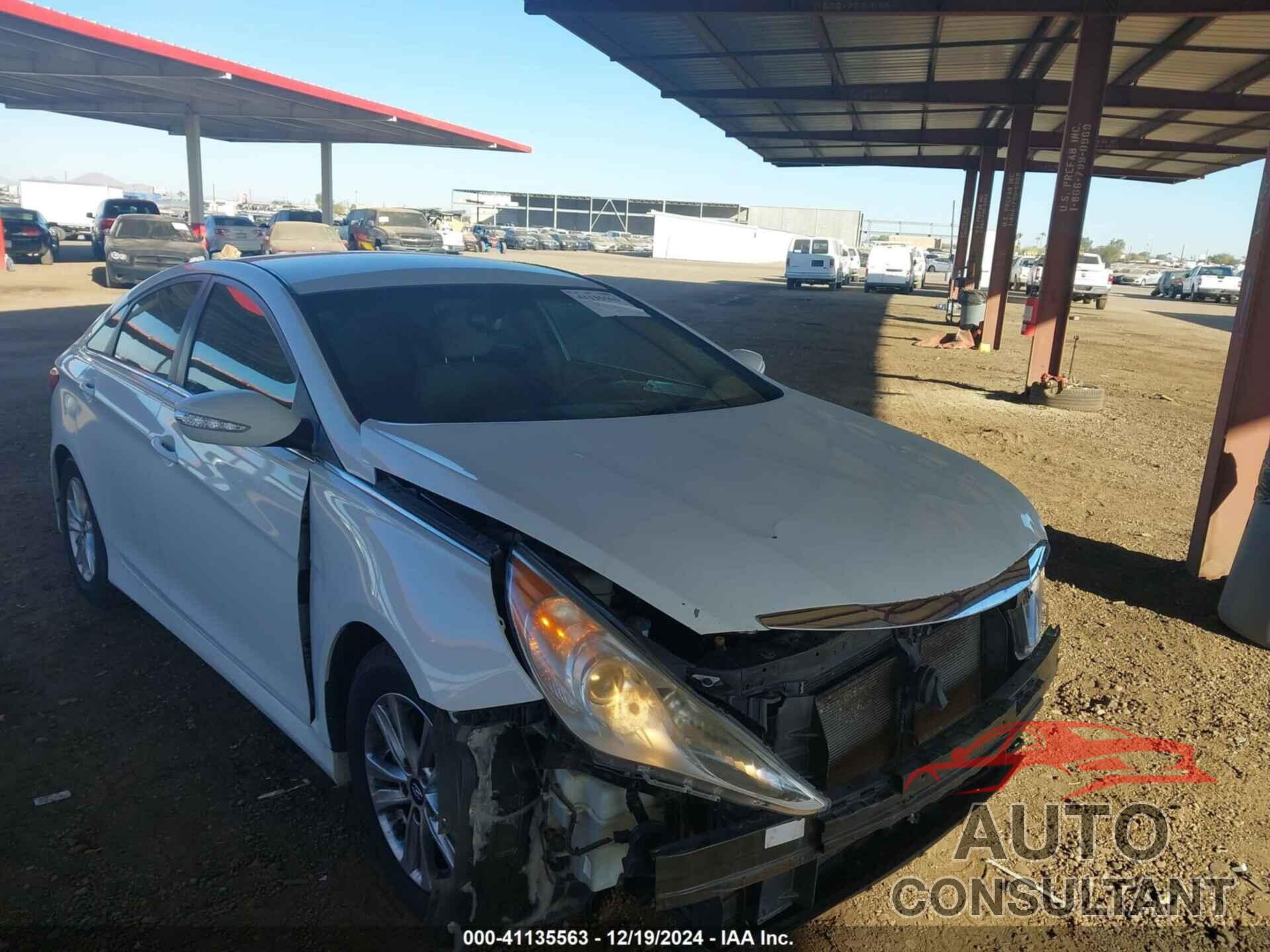 HYUNDAI SONATA 2014 - 5NPEB4ACXEH831712