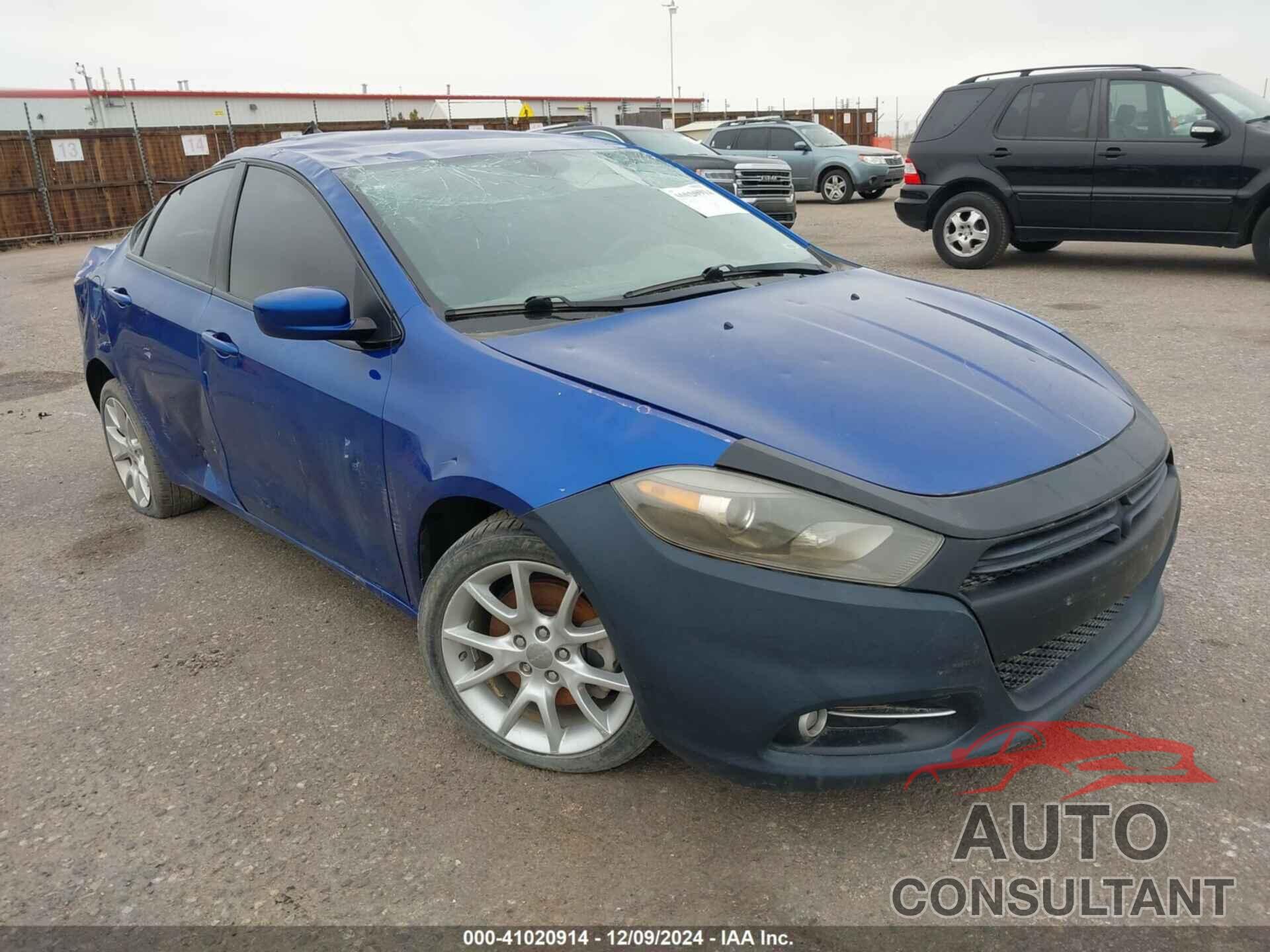 DODGE DART 2013 - 1C3CDFBA9DD342978