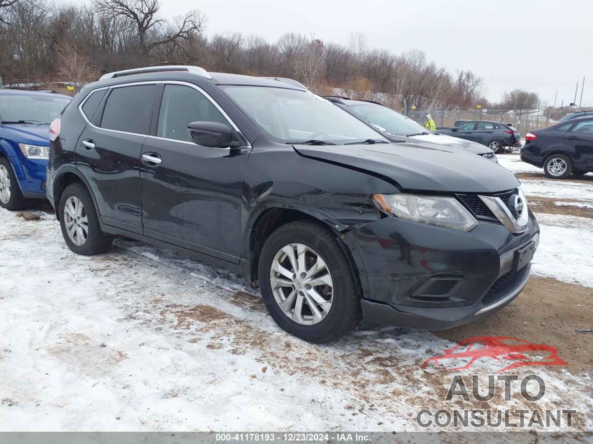 NISSAN ROGUE 2016 - KNMAT2MV2GP596257