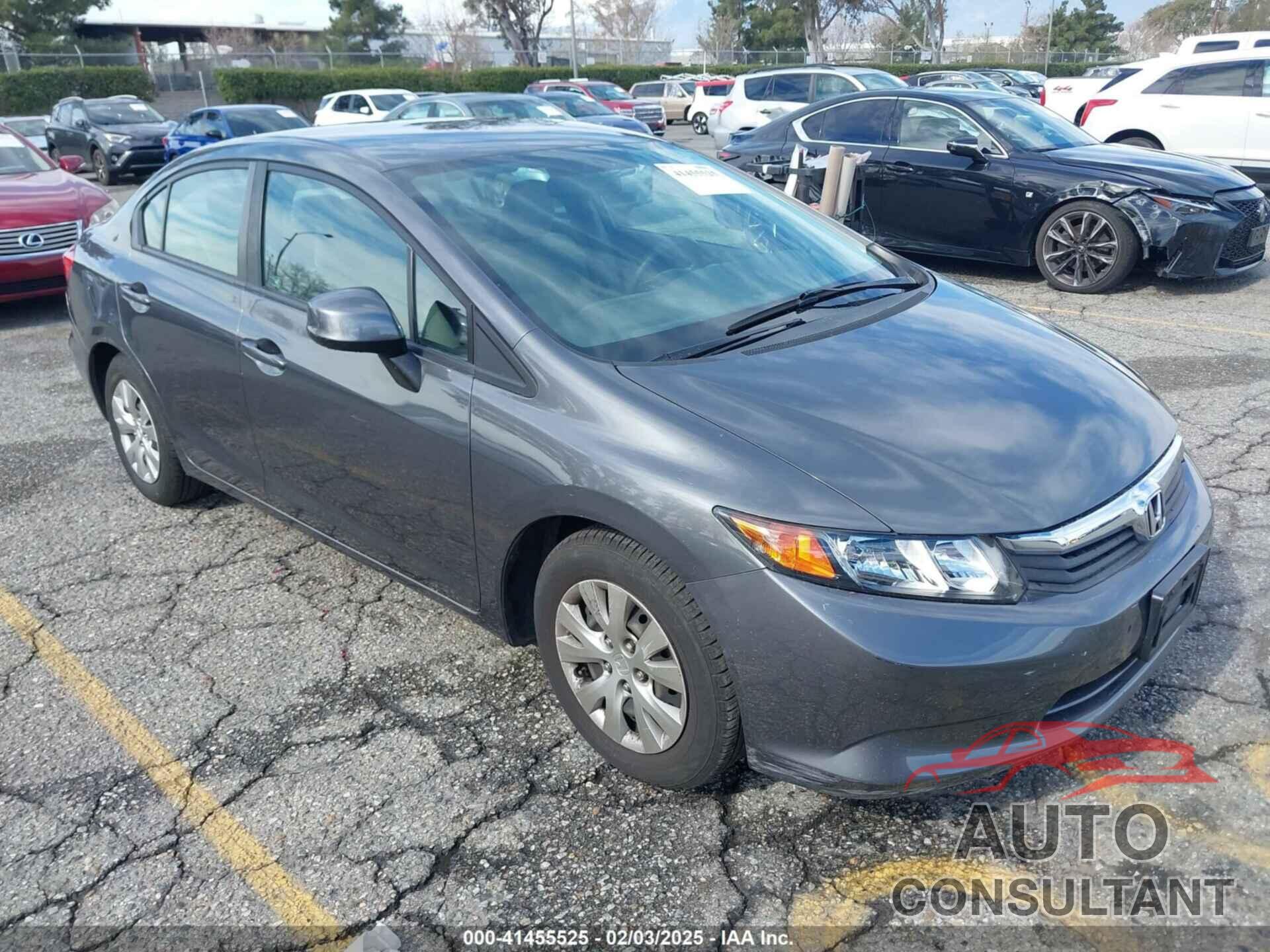HONDA CIVIC 2012 - 19XFB2F53CE363858