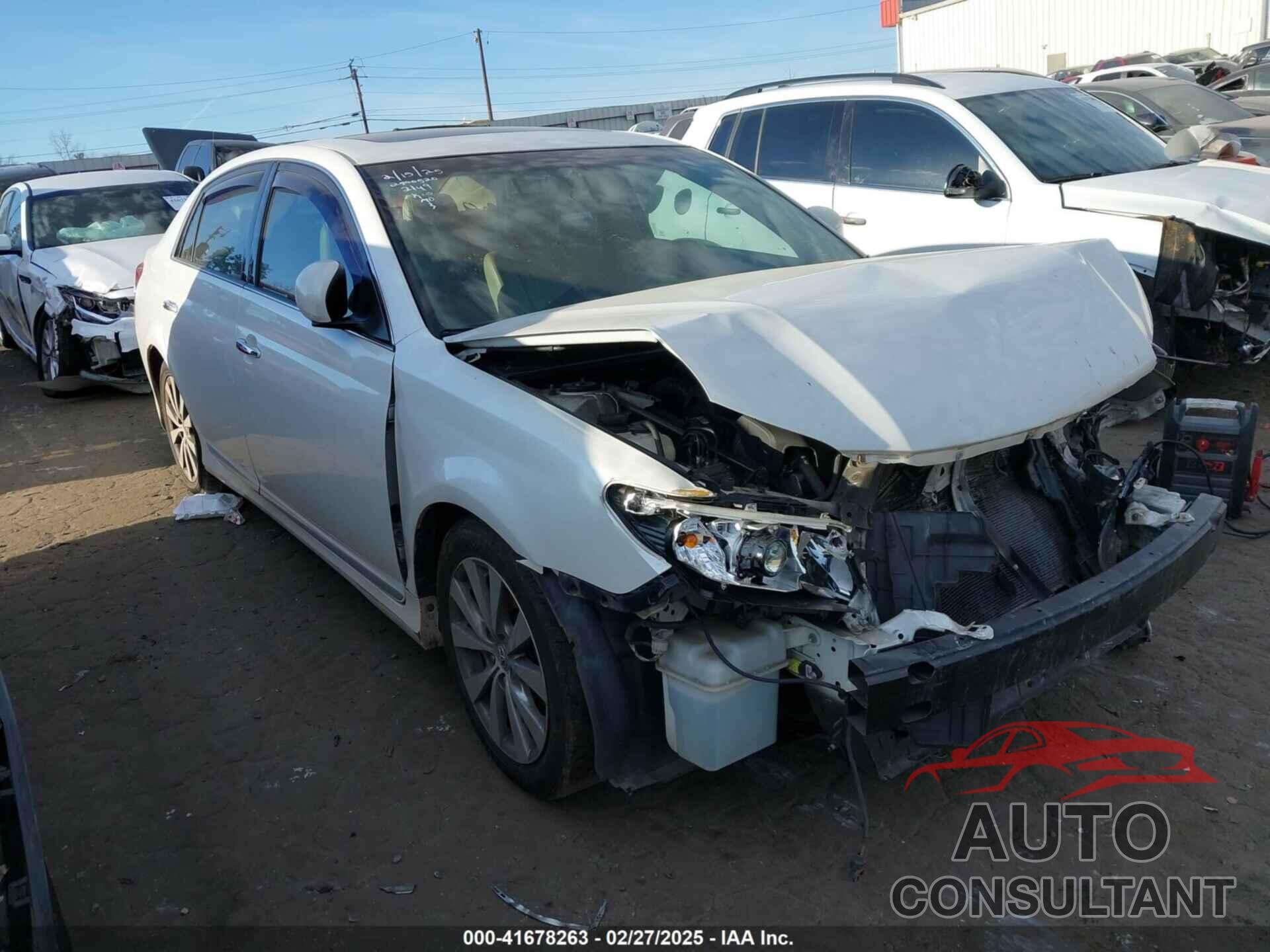 TOYOTA AVALON 2012 - 4T1BK3DB6CU462149