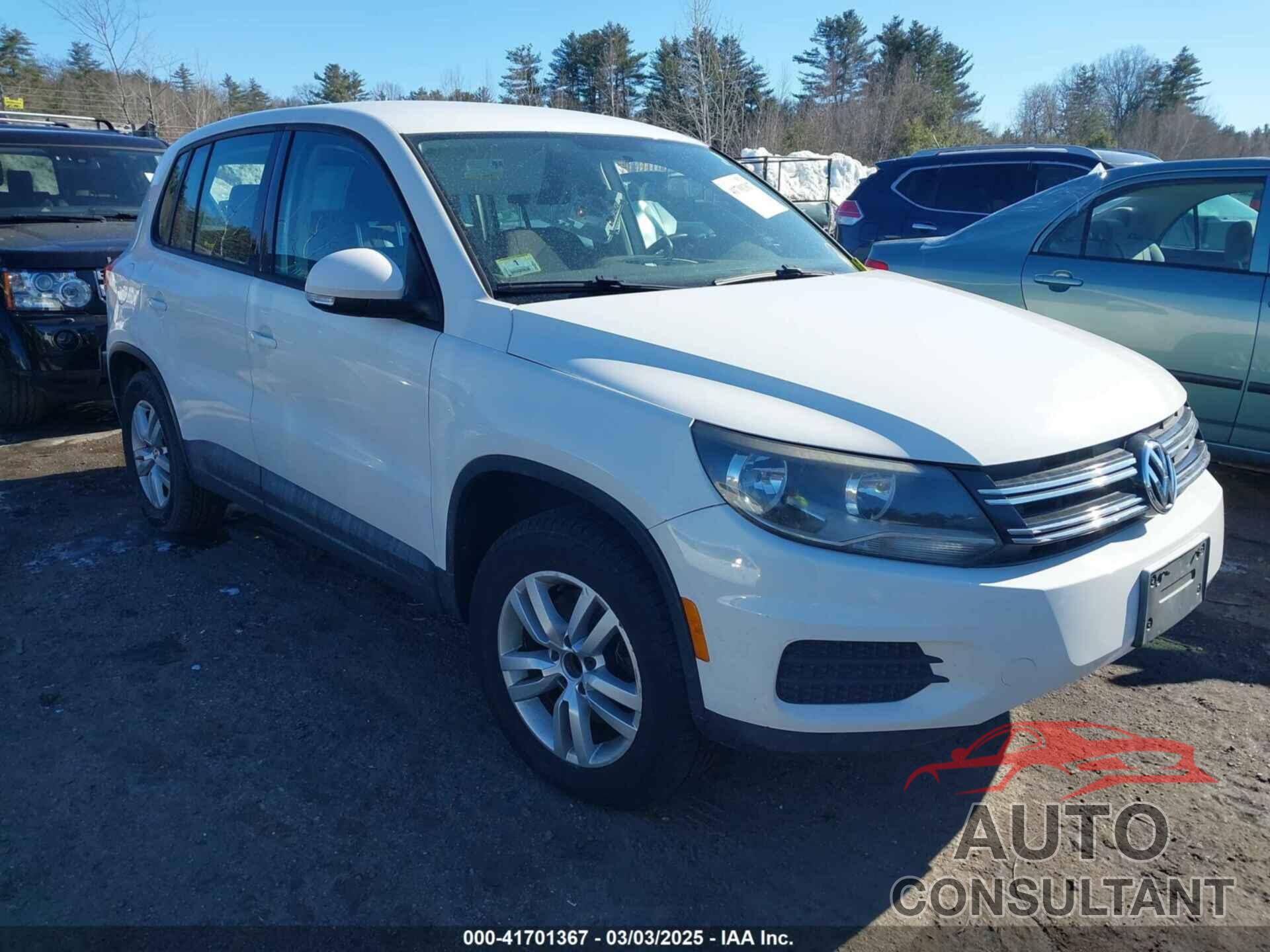 VOLKSWAGEN TIGUAN 2012 - WVGBV7AX8CW598785