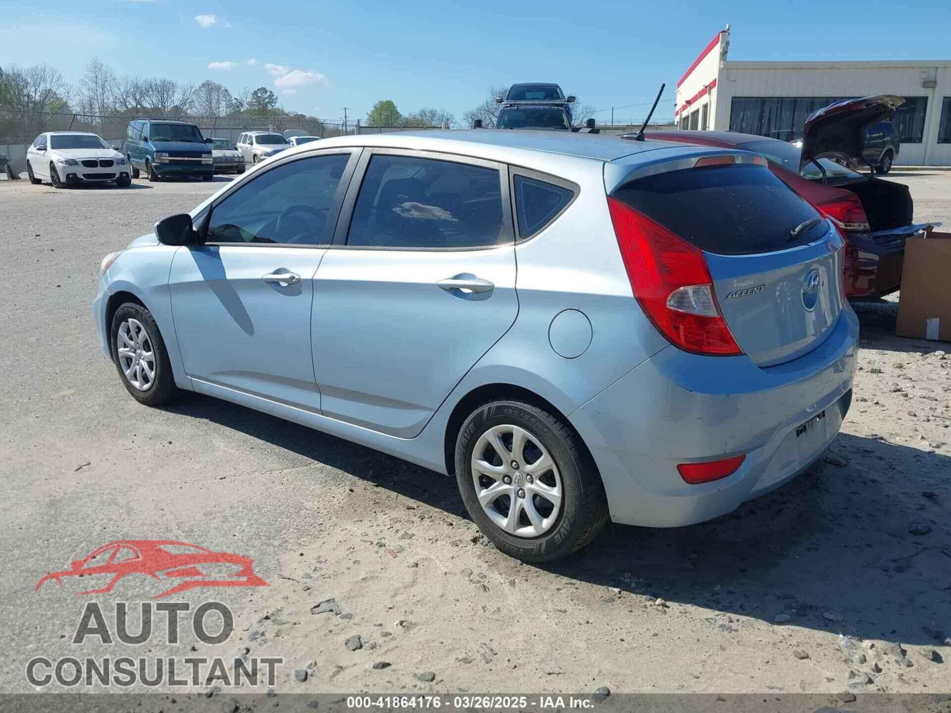 HYUNDAI ACCENT 2012 - KMHCT5AE2CU031254