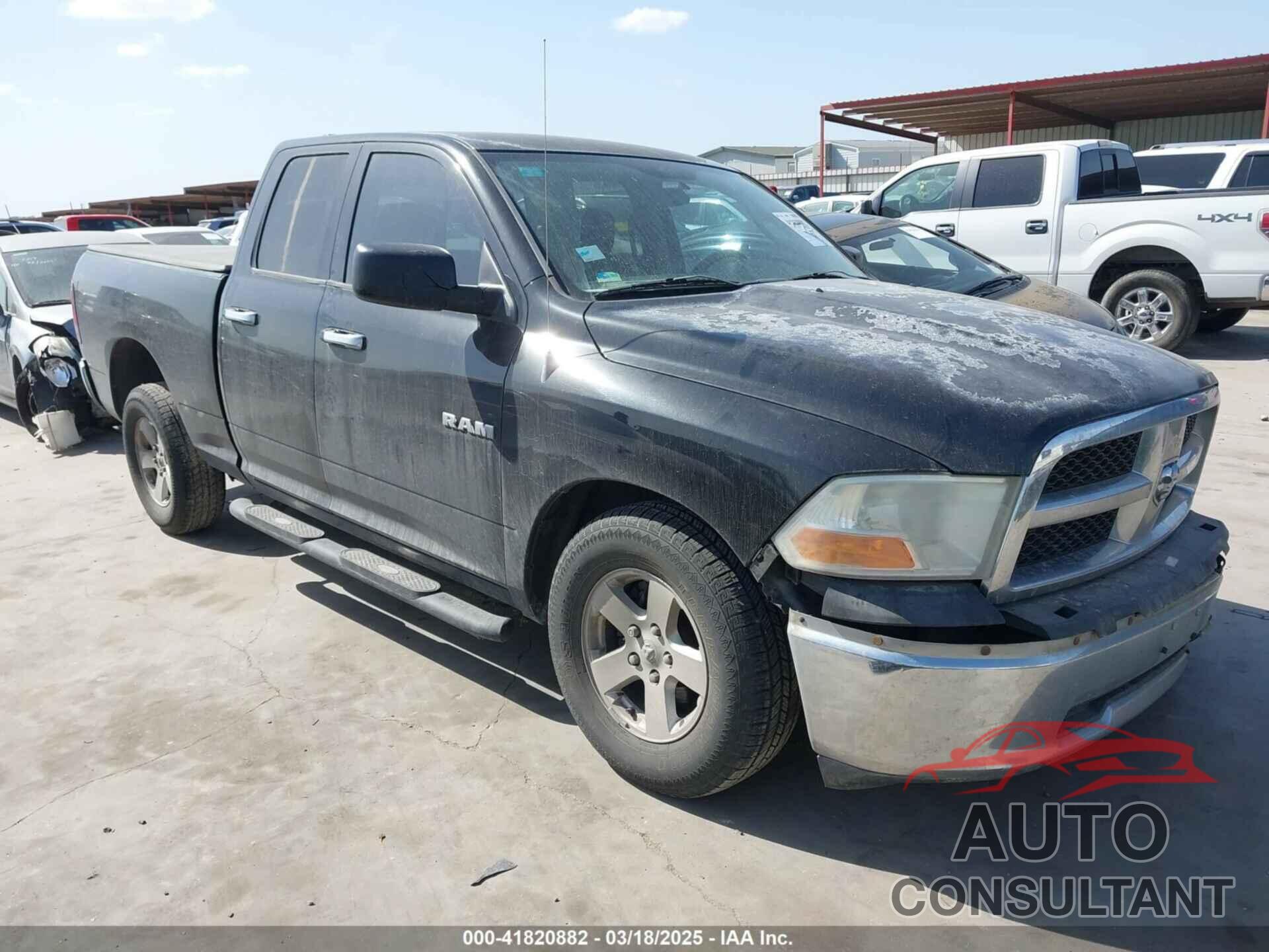 DODGE RAM 1500 2009 - 1D3HB18P09S780823