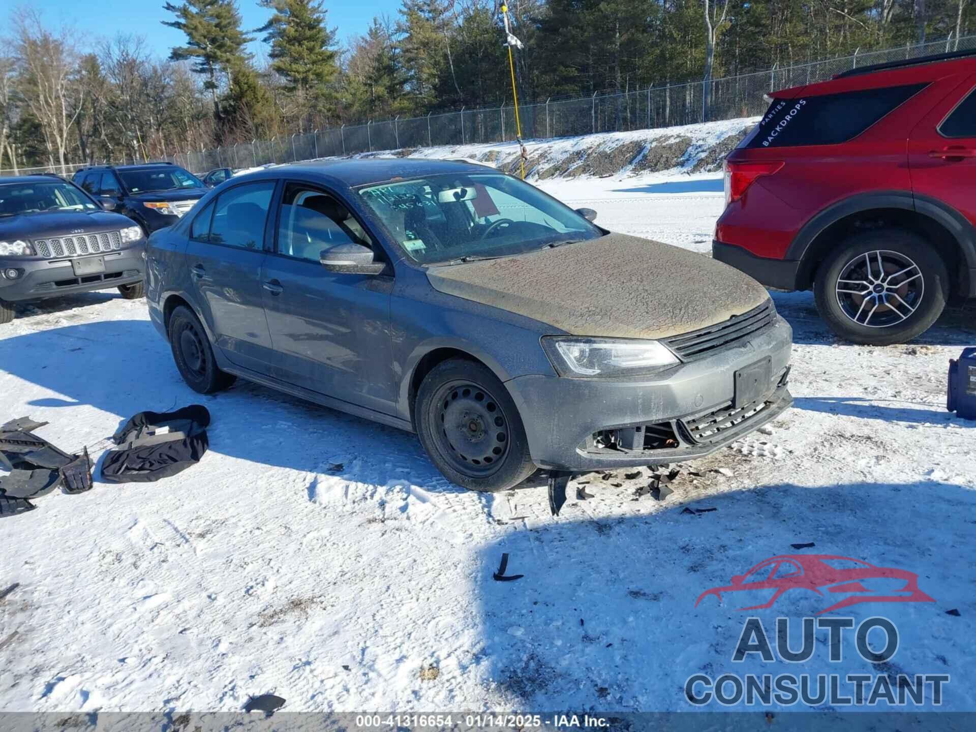 VOLKSWAGEN JETTA 2012 - 3VWDP7AJXCM345631